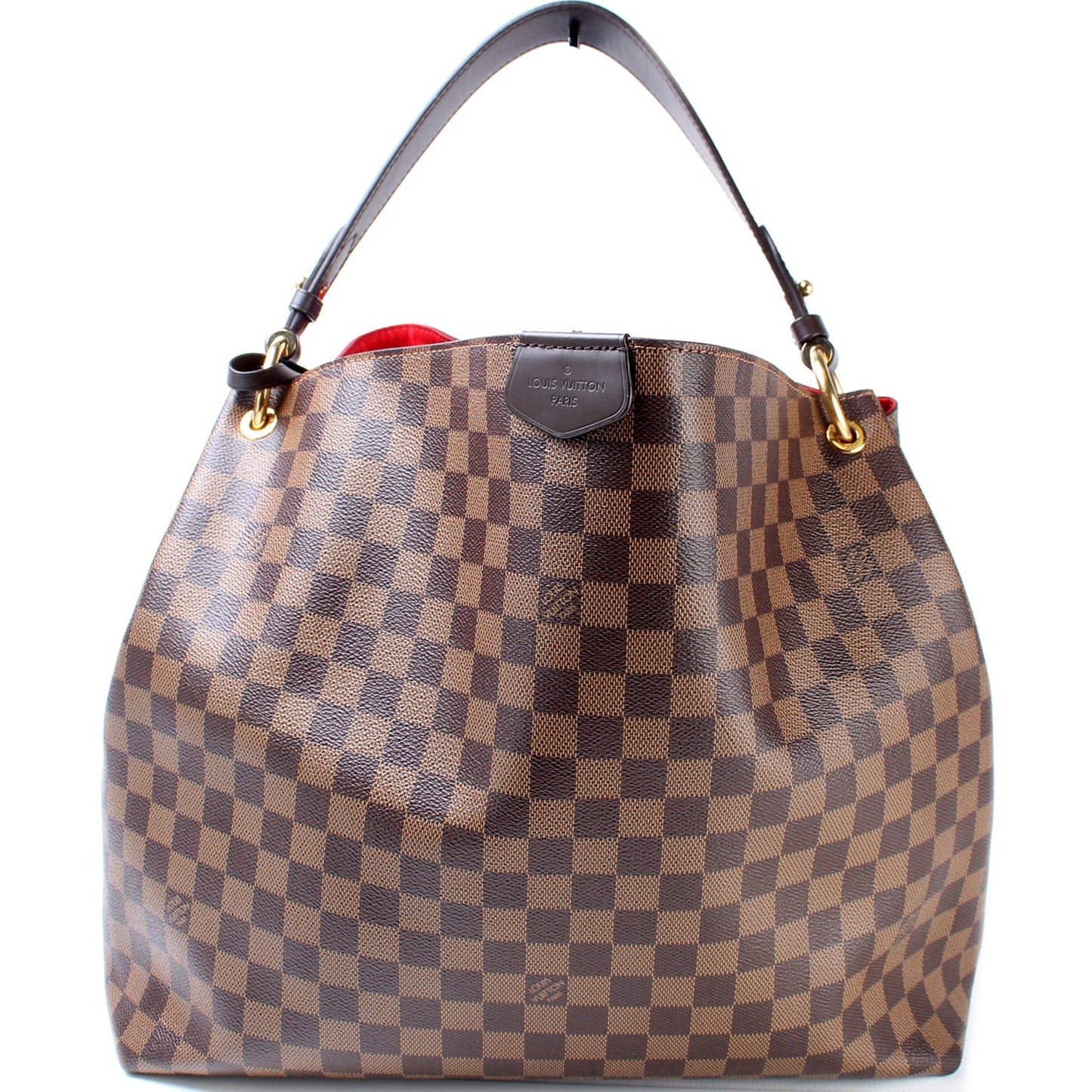 Louis Vuitton Graceful MM Ebene Damier Handbag Ebene 16
