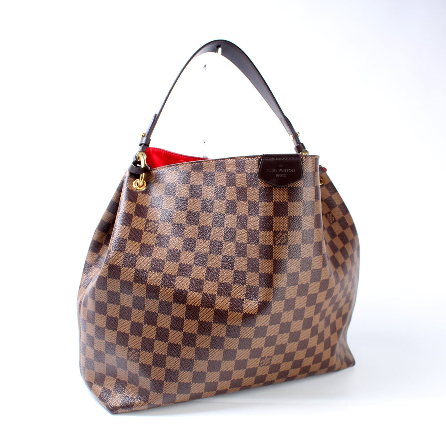 Louis Vuitton Graceful MM Ebene Damier Handbag Ebene 16