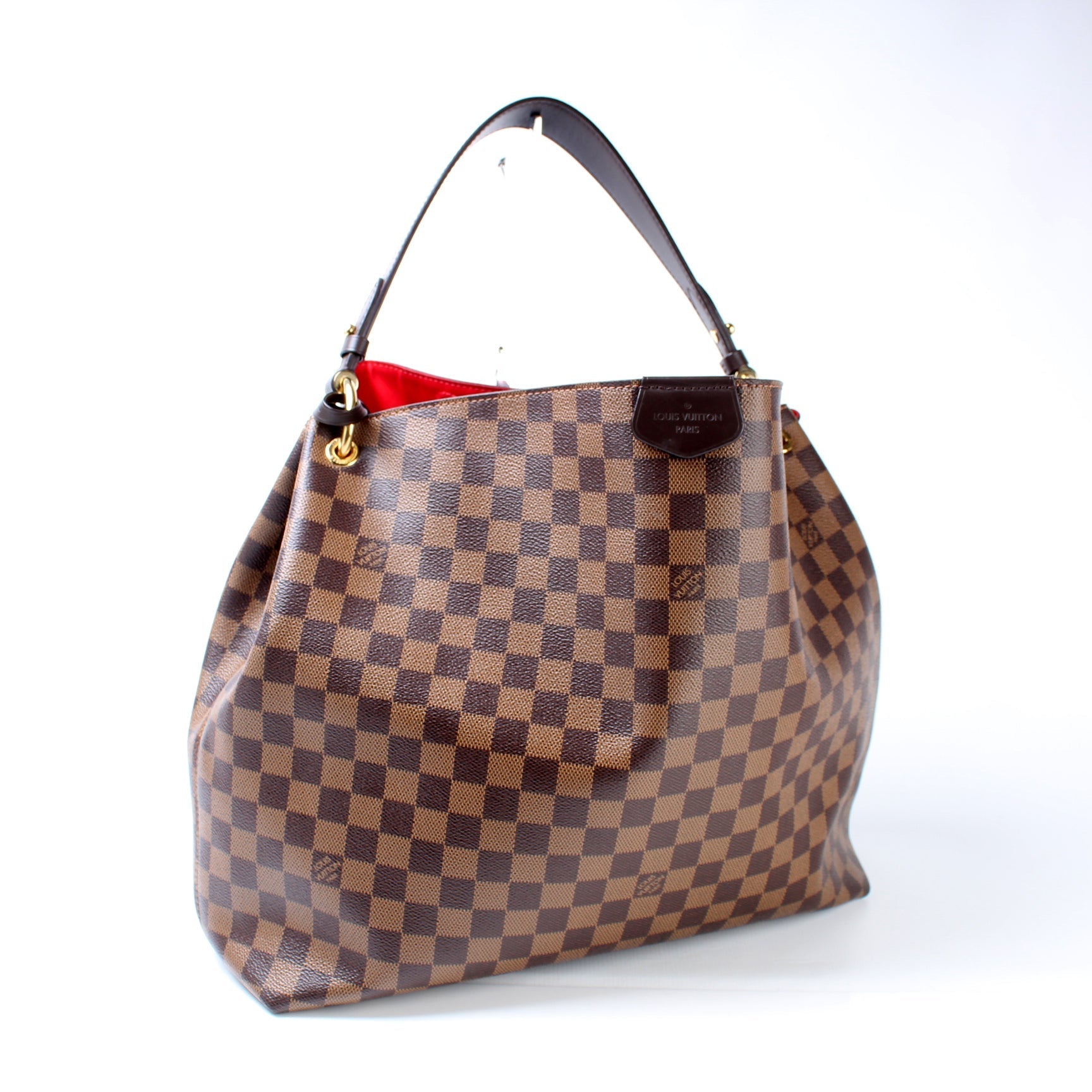 Louis Vuitton Graceful MM Ebene Damier Handbag Ebene 16