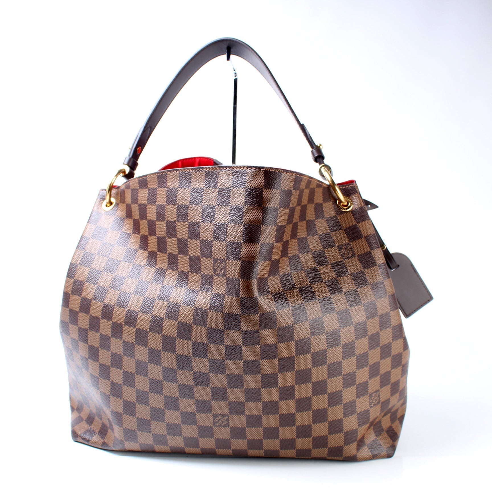 Louis Vuitton Graceful MM Ebene Damier Handbag Ebene 16