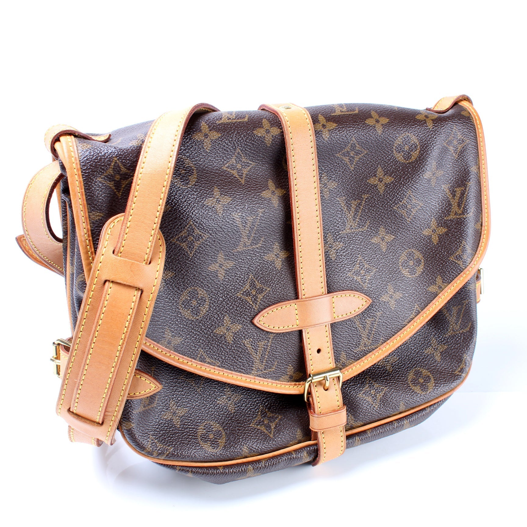 Louis Vuitton Saumar 30 Monogram Handbag