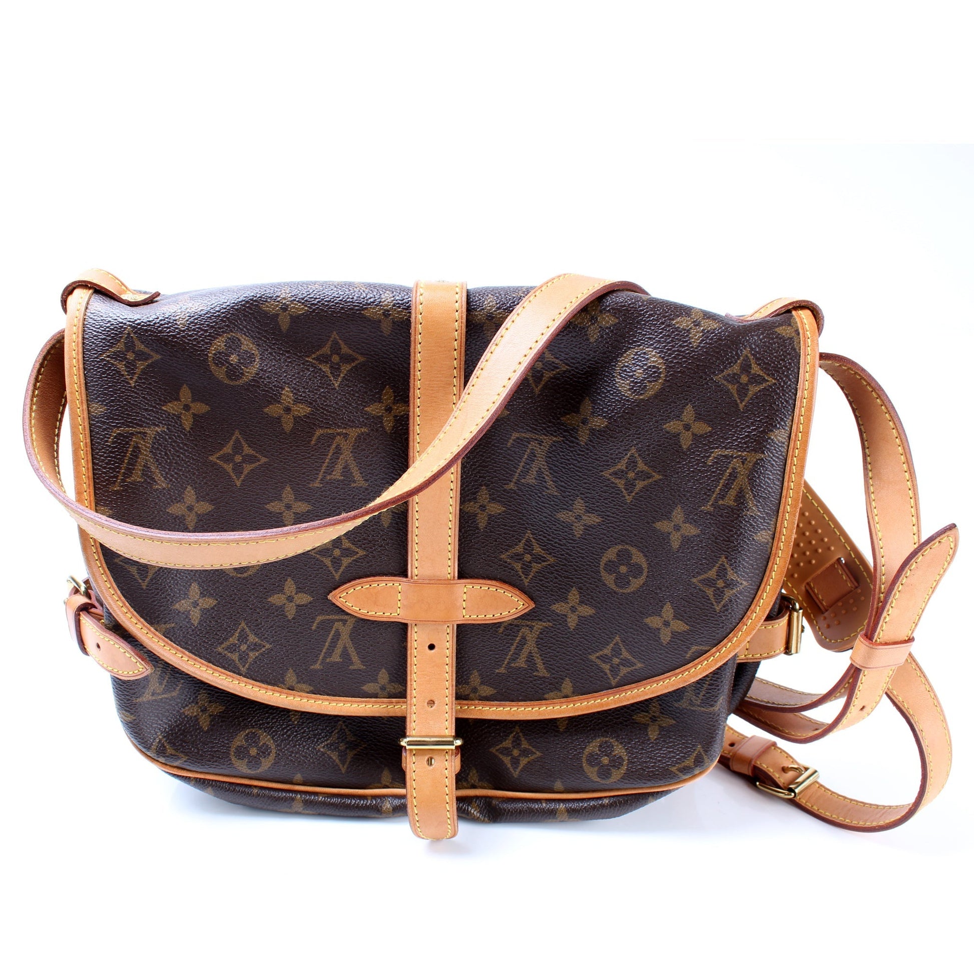 Louis Vuitton Saumar 30 Monogram Handbag