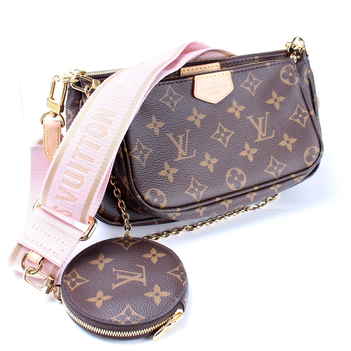 Louis Vuitton Multi Pochette Monorgam Clutch Bag