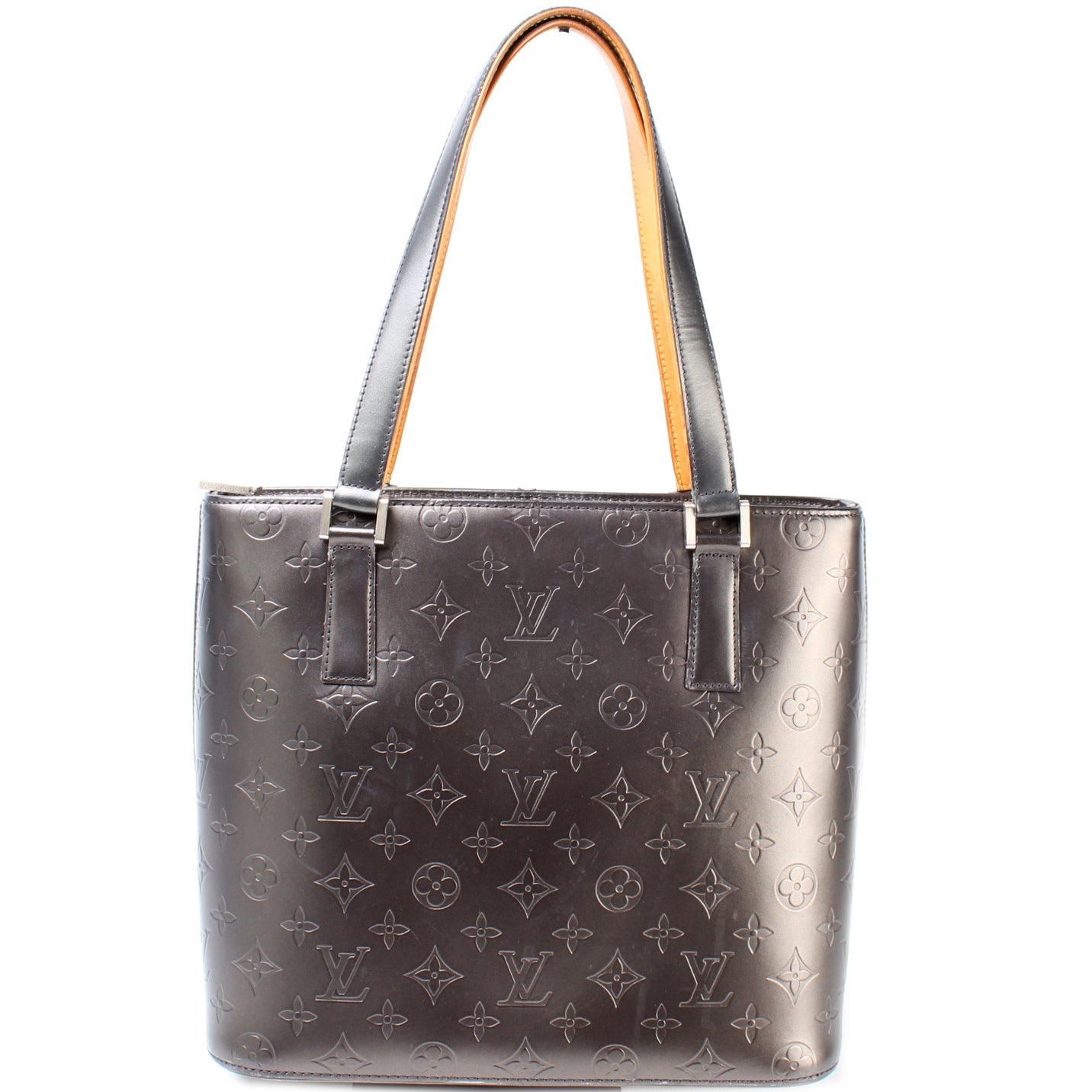 Louis Vuitton Stockton Matte Monogram Leather Handbag Matte Leather