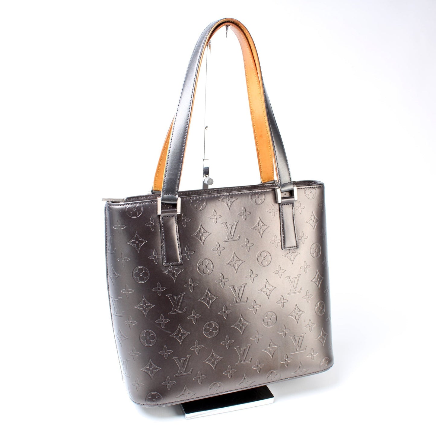 Louis Vuitton Stockton Matte Monogram Leather Handbag Matte Leather