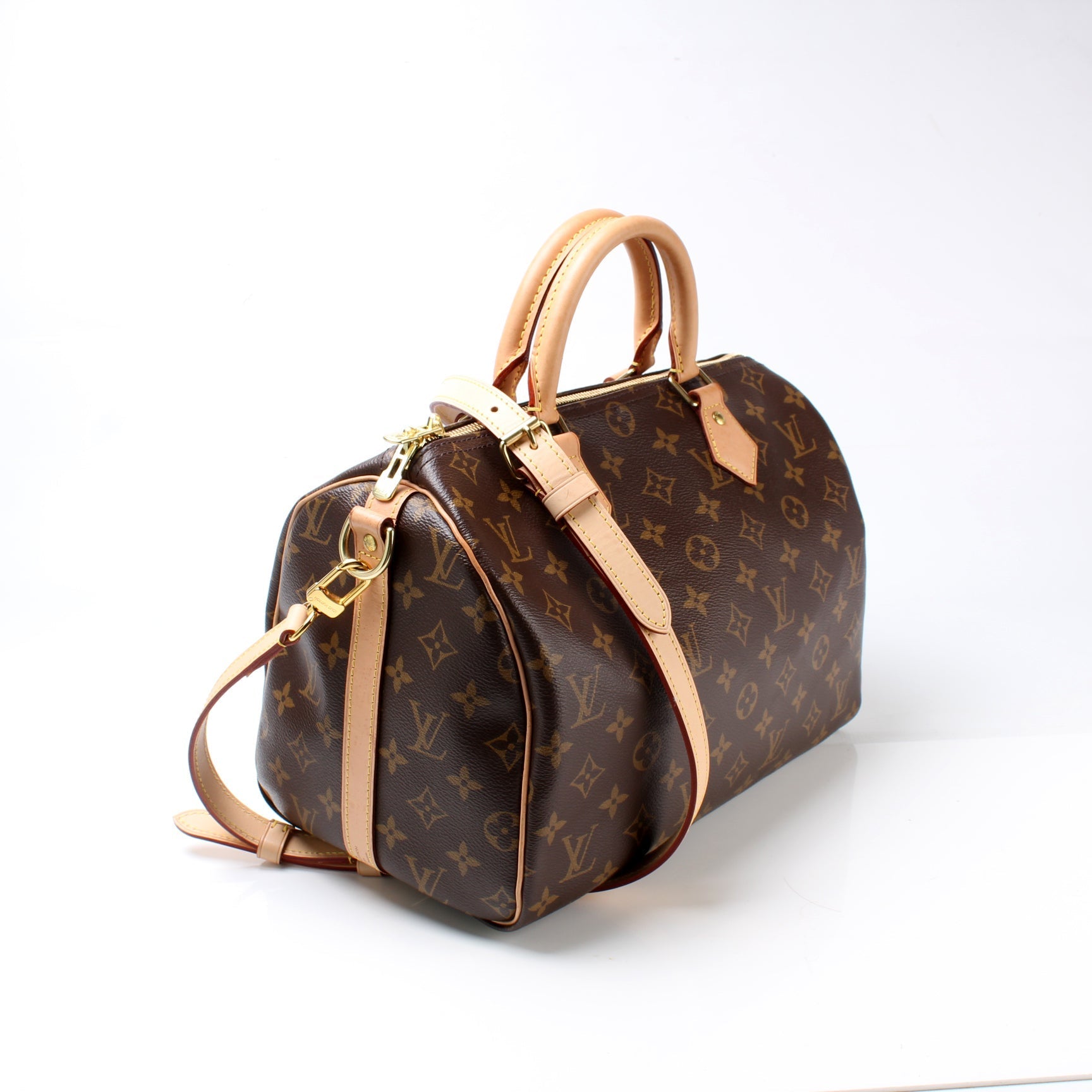 Louis Vuitton Speedy 30 Bandouliere Monogram Handbag Monogram 25