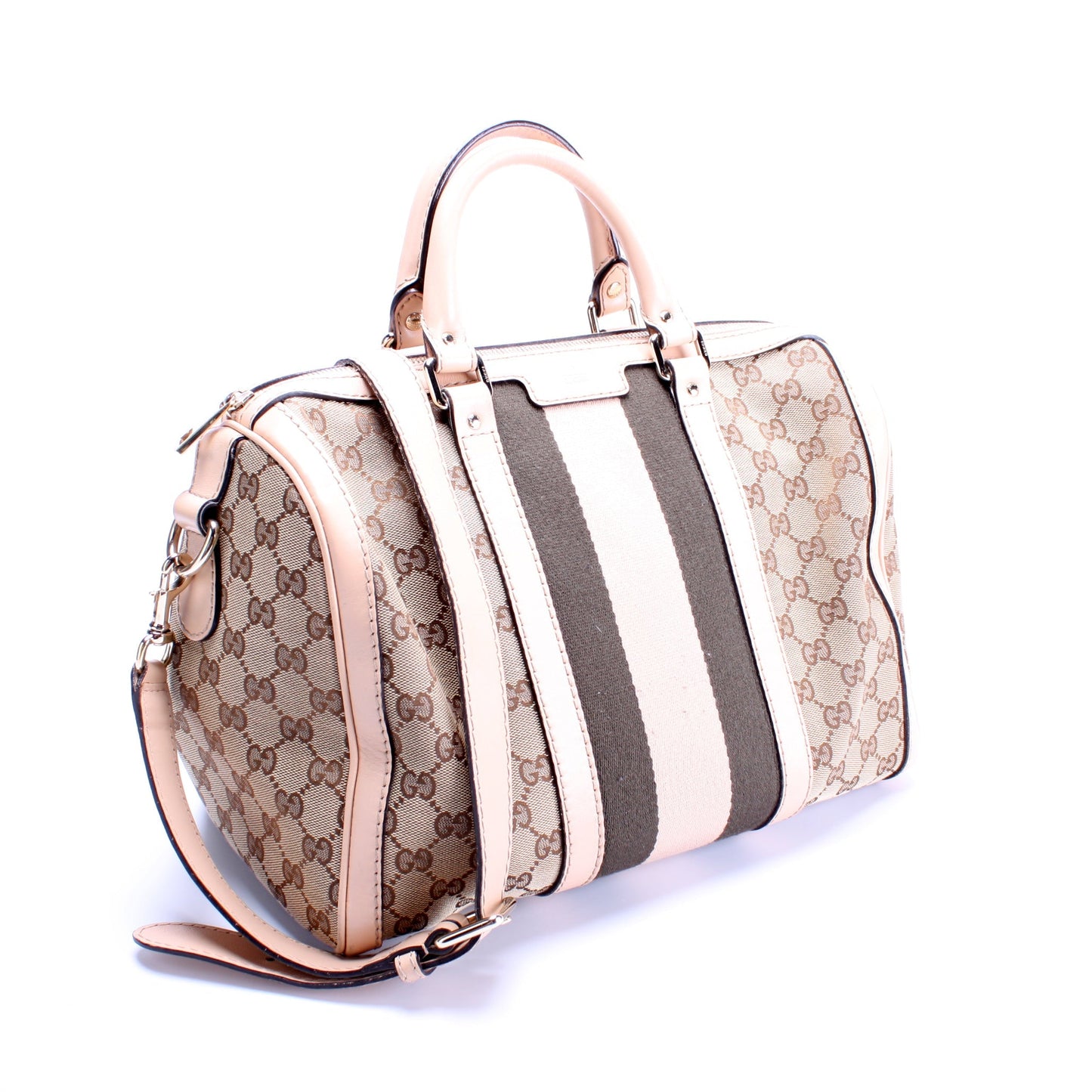 Gucci Boston Canvas Travel Bag Canvas 11