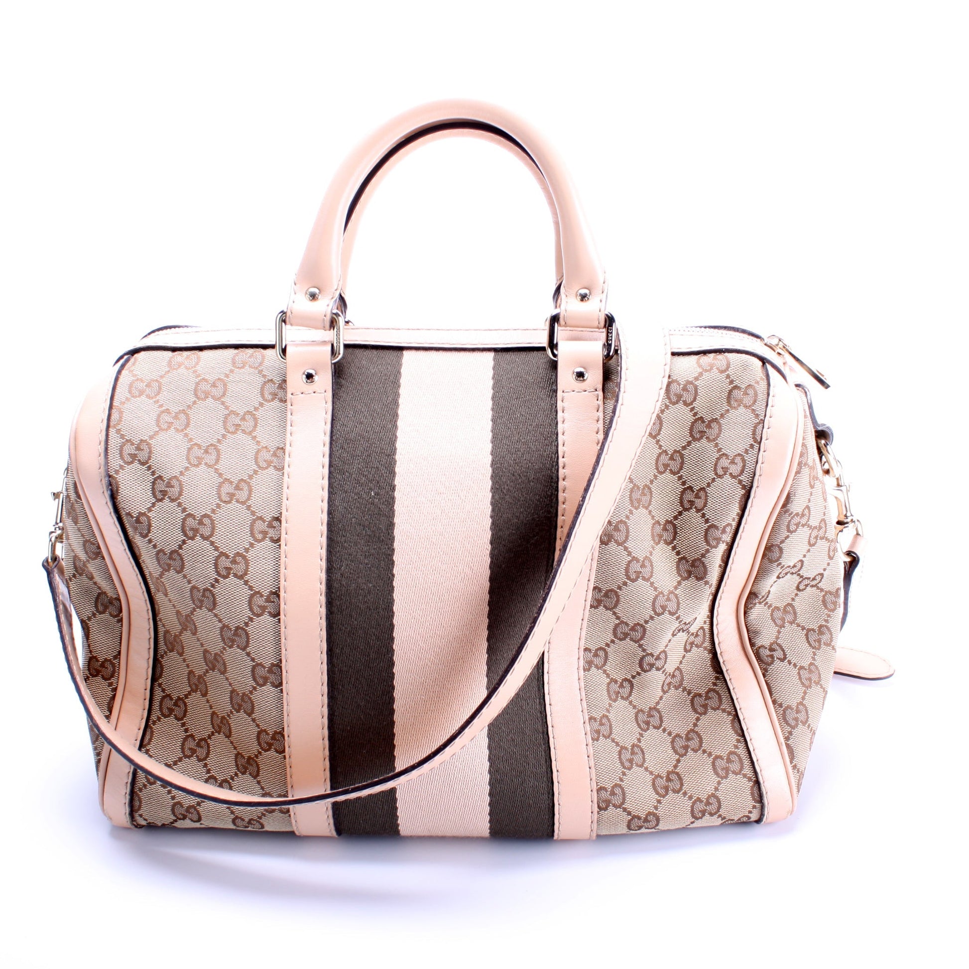 Gucci Boston Canvas Travel Bag Canvas 11