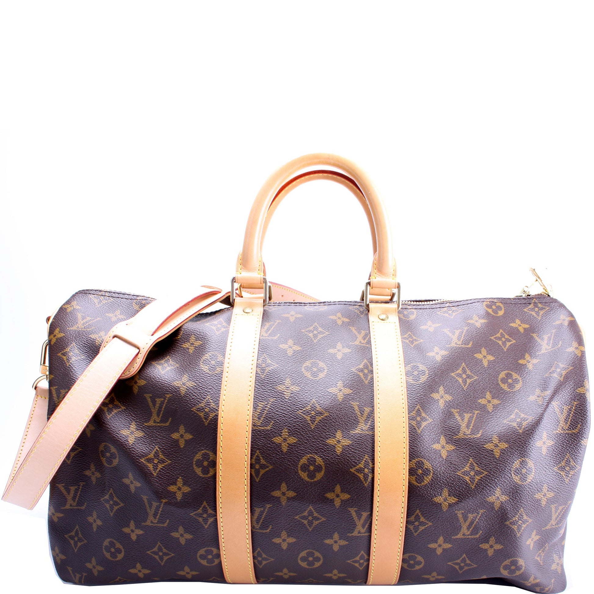 Louis Vuitton Keepall 45 Bandouliere Monogram Travel Bag Monogram 15