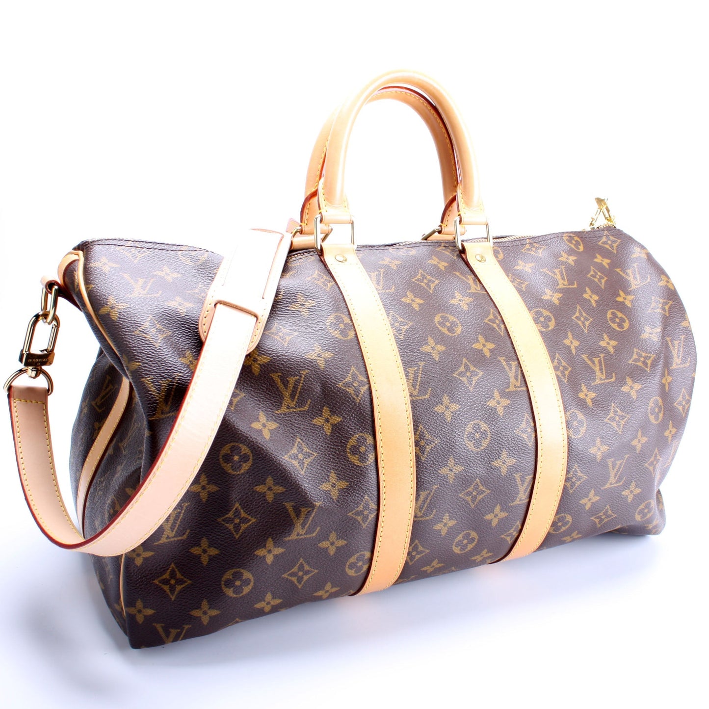 Louis Vuitton Keepall 45 Bandouliere Monogram Travel Bag Monogram 15