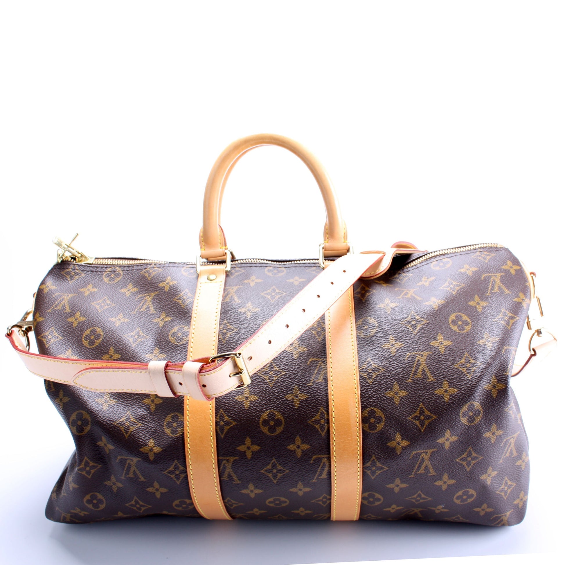 Louis Vuitton Keepall 45 Bandouliere Monogram Travel Bag Monogram 15