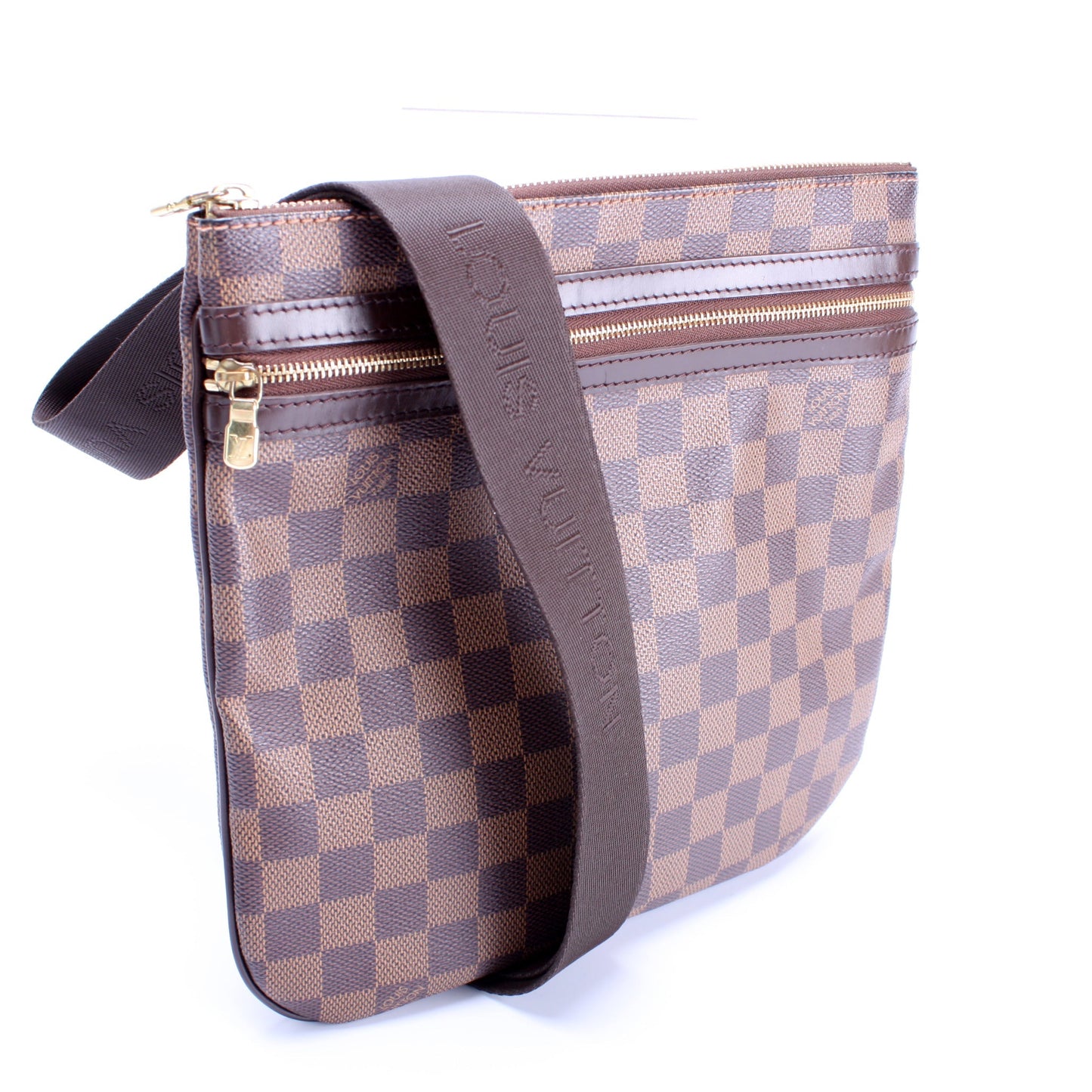 Louis Vuitton Pochette Bosphore Ebene Damier Clutch Bag Ebene 15