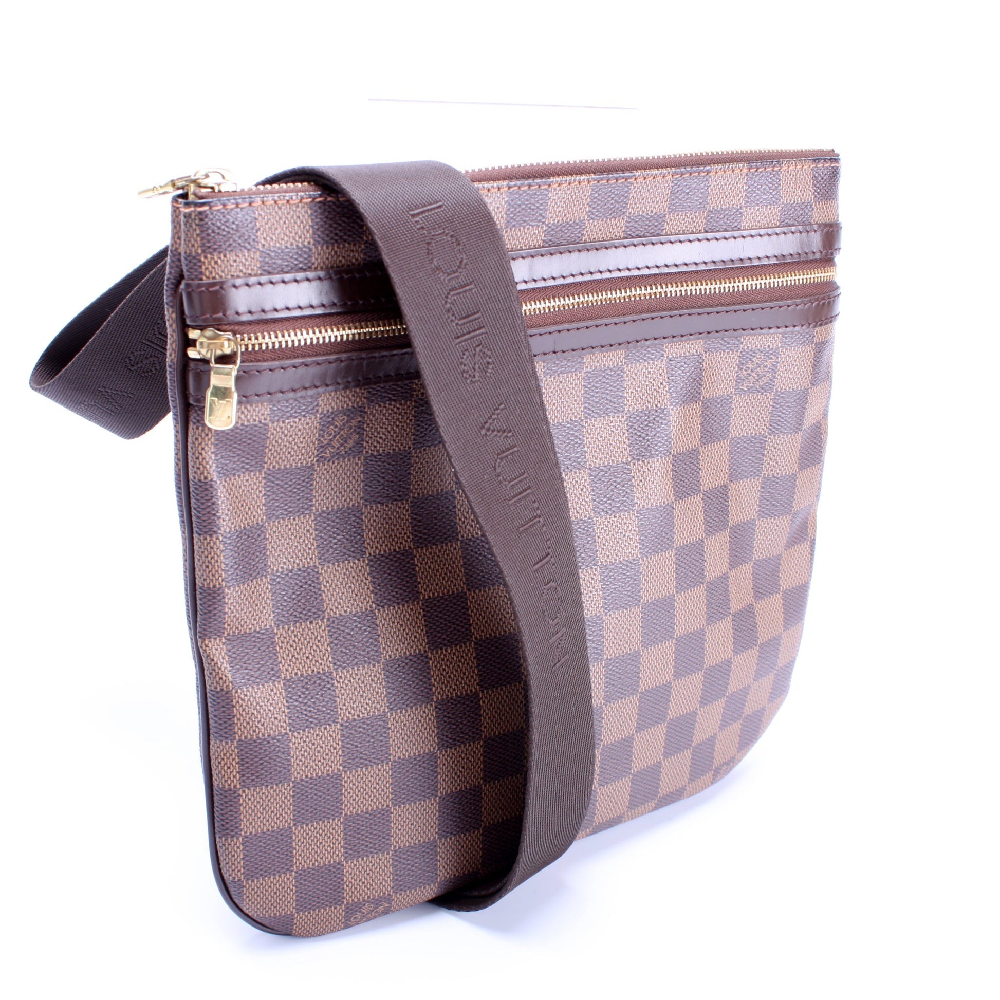 Louis Vuitton Pochette Bosphore Ebene Damier Clutch Bag Ebene 15