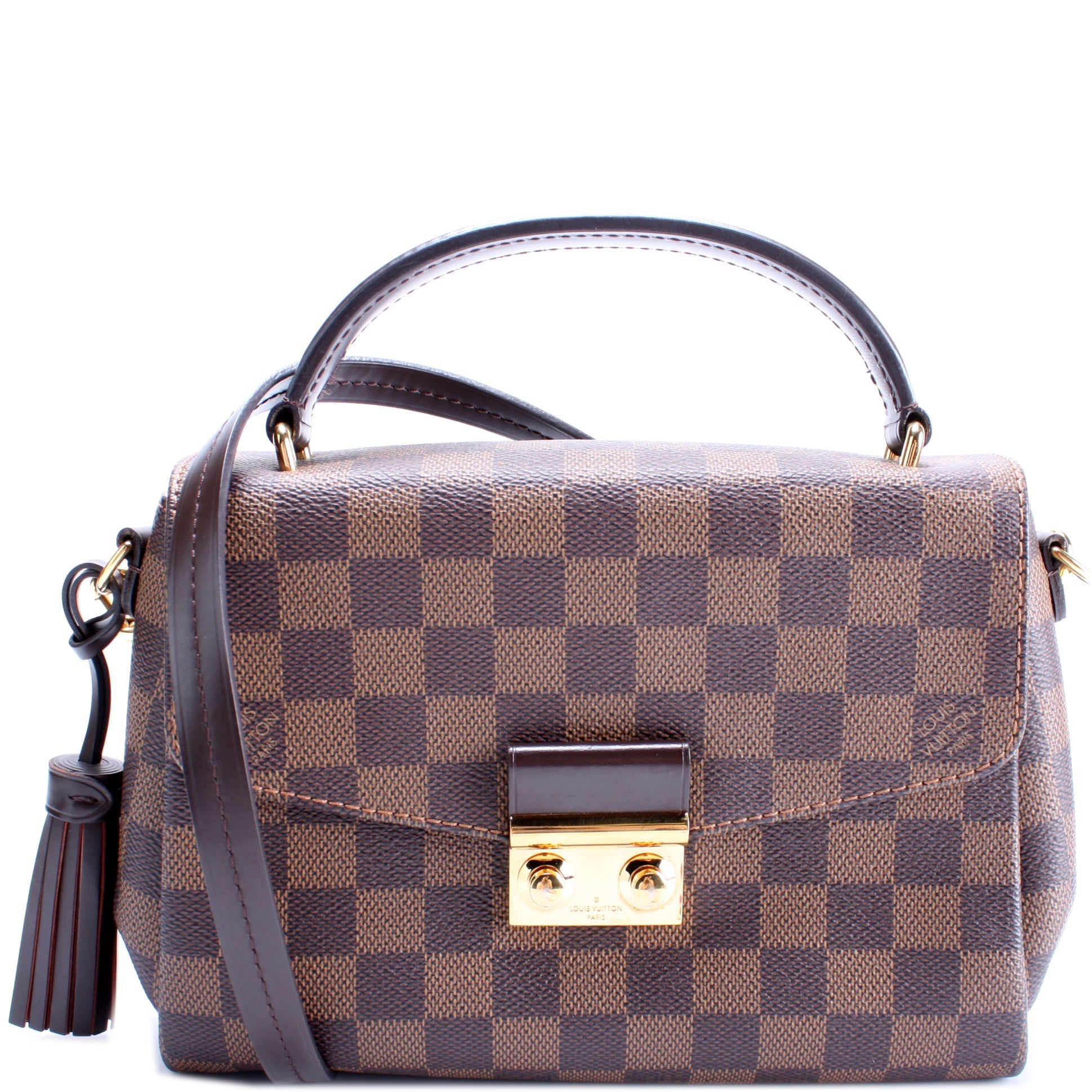Louis Vuitton Croisette Ebene Damier Handbag Ebene 8