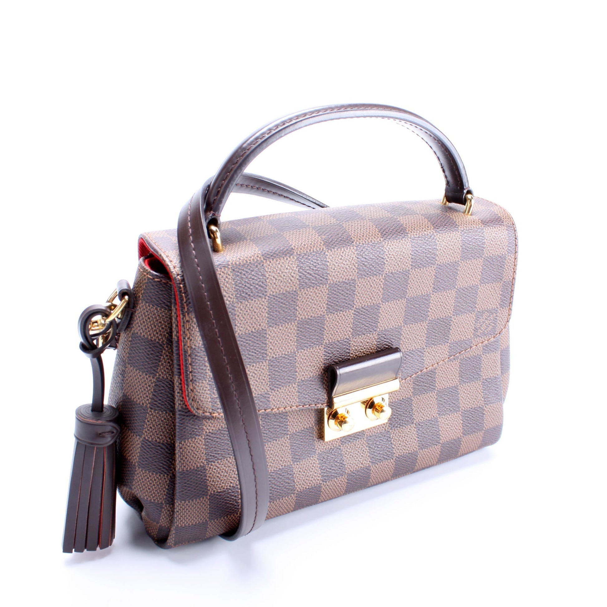 Louis Vuitton Croisette Ebene Damier Handbag Ebene 8