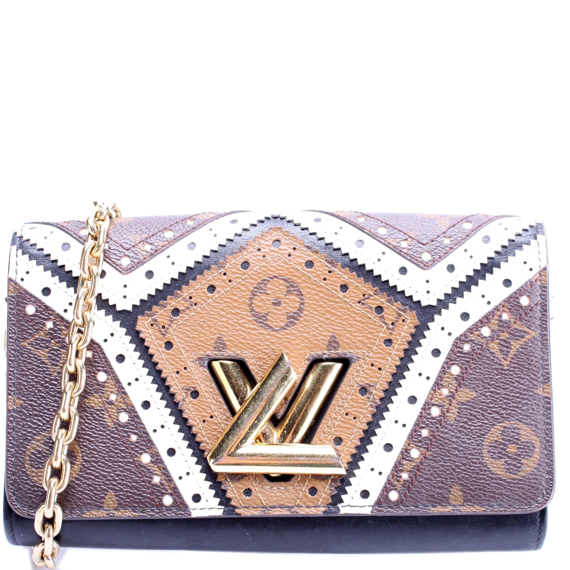 Louis Vuitton Brogue Twist Monogram Wallet Case