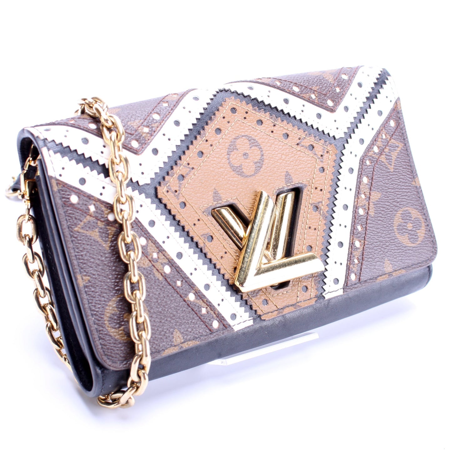 Louis Vuitton Brogue Twist Monogram Wallet Case