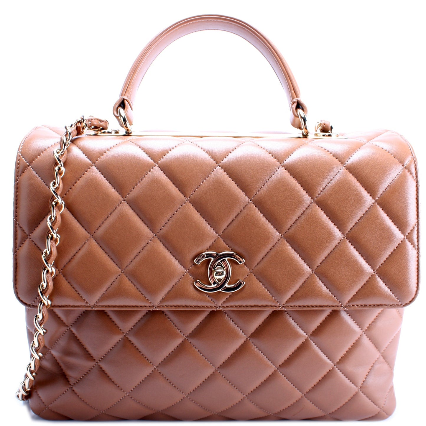 Chanel Trendy Top Handle Lambskin 23M Handbag