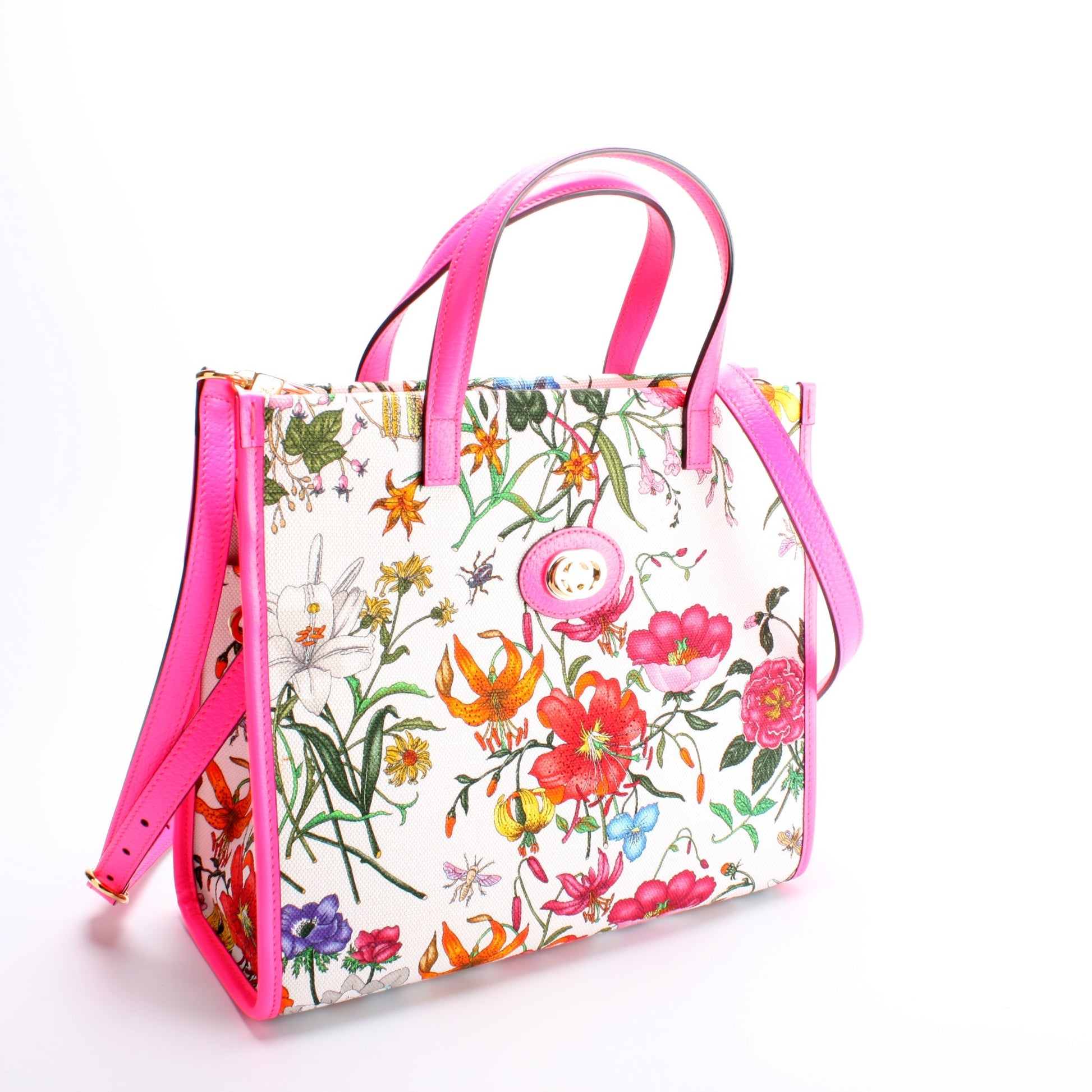 Gucci Flora Canvas Medium Tote Bag Medium 2