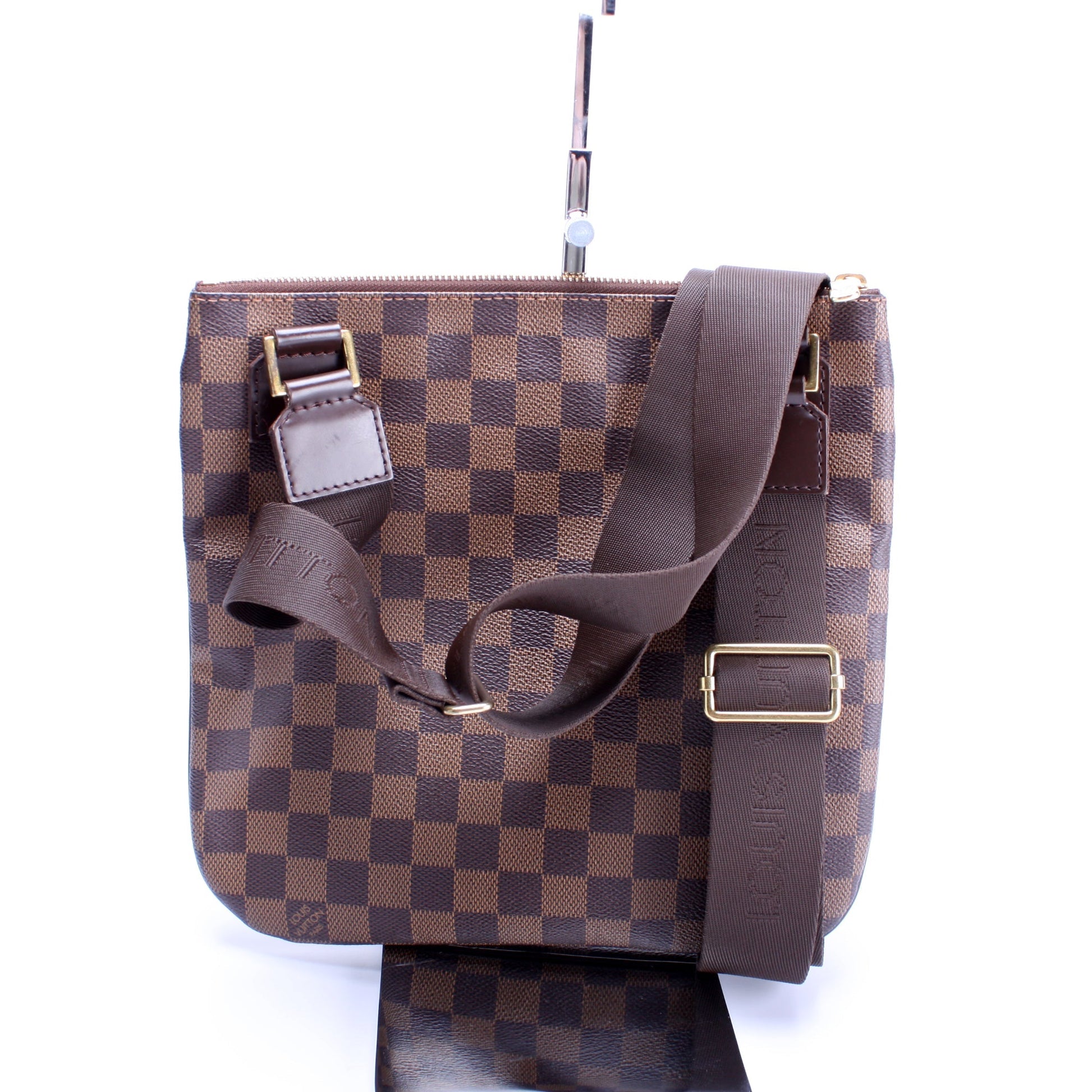 Louis Vuitton Pochette Bosphore Ebene Damier Clutch Bag Ebene 14