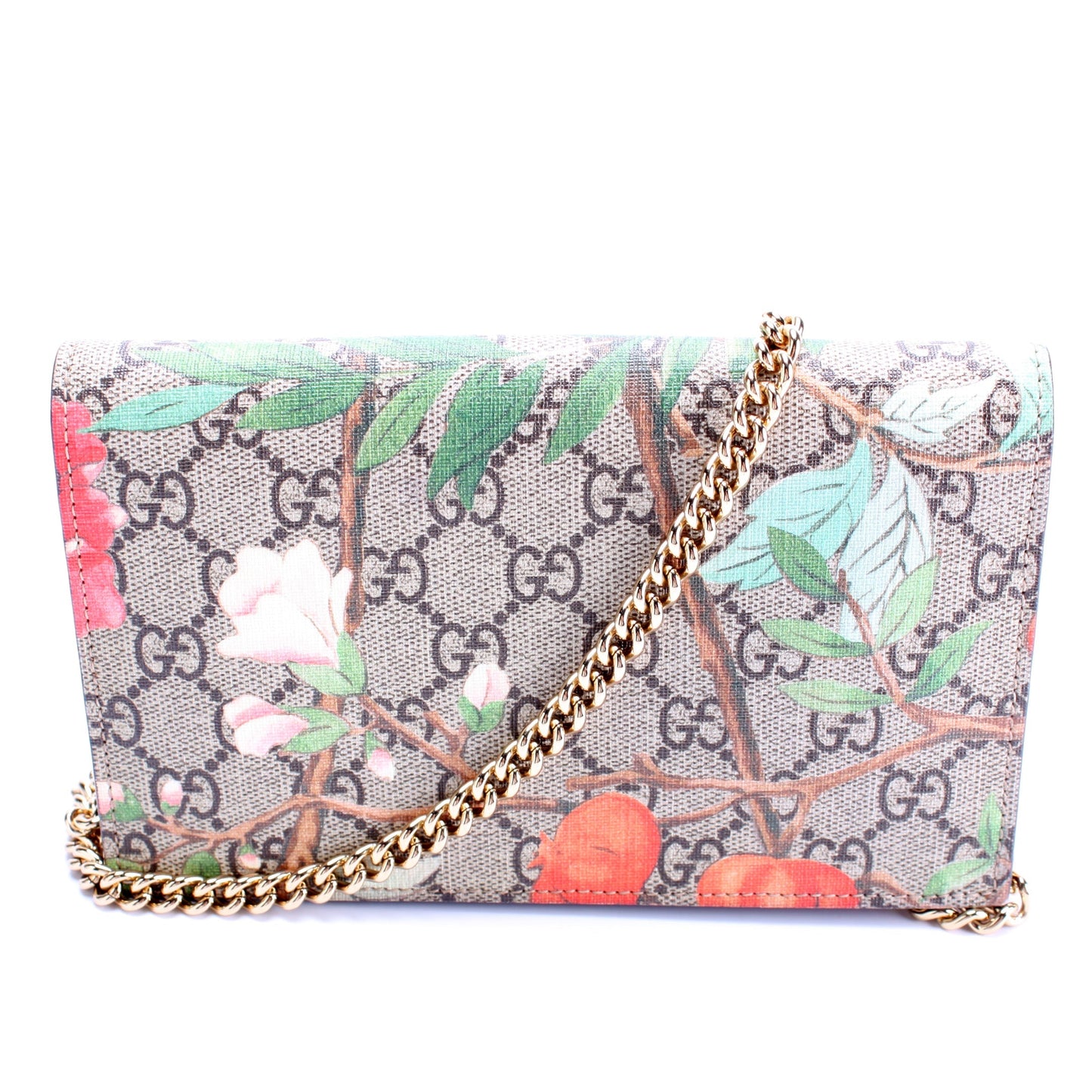 Gucci GG Supreme Tian Mini Chain Travel Bag