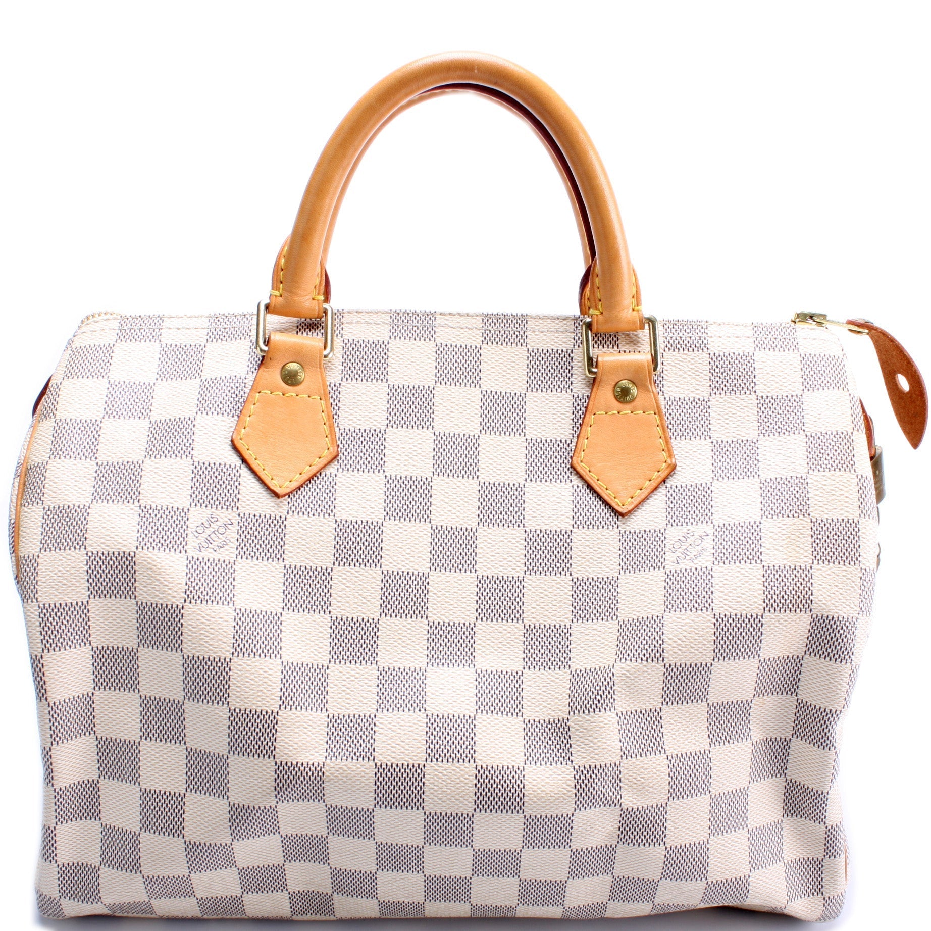 Louis Vuitton Speedy 30 Azur Damier Handbag Azur 36