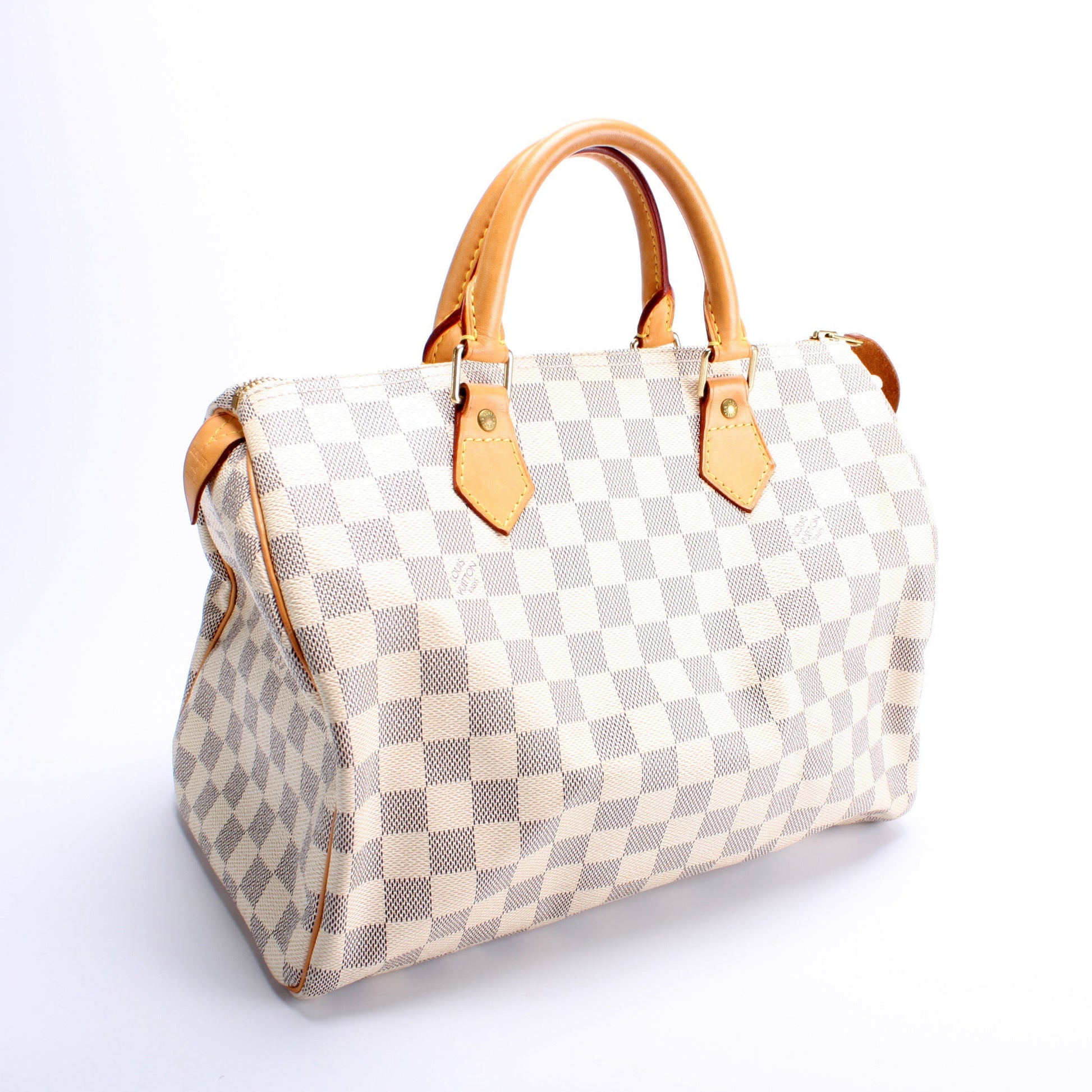 Louis Vuitton Speedy 30 Azur Damier Handbag Azur 36
