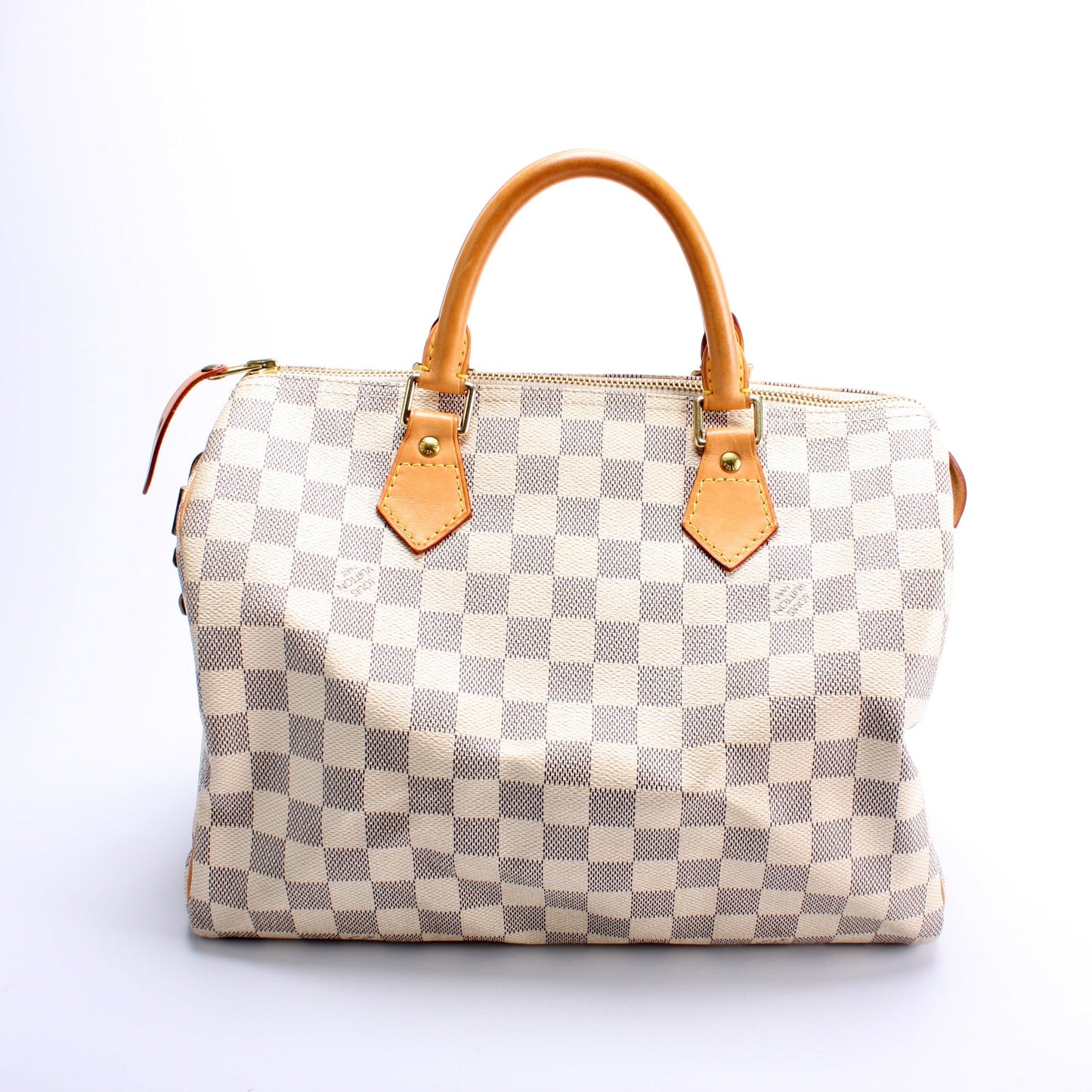 Louis Vuitton Speedy 30 Azur Damier Handbag Azur 36