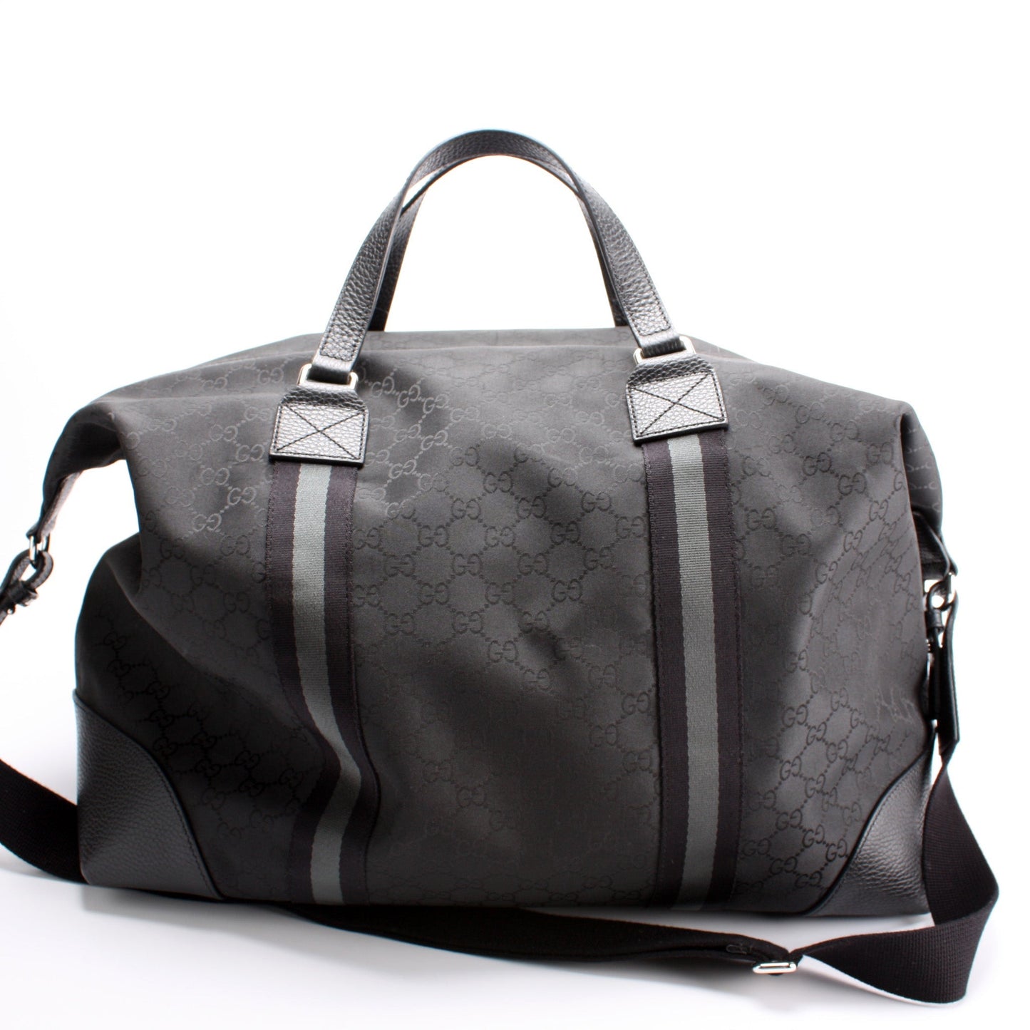 Gucci GG Extra Duffle Nylon Large Travel Bag