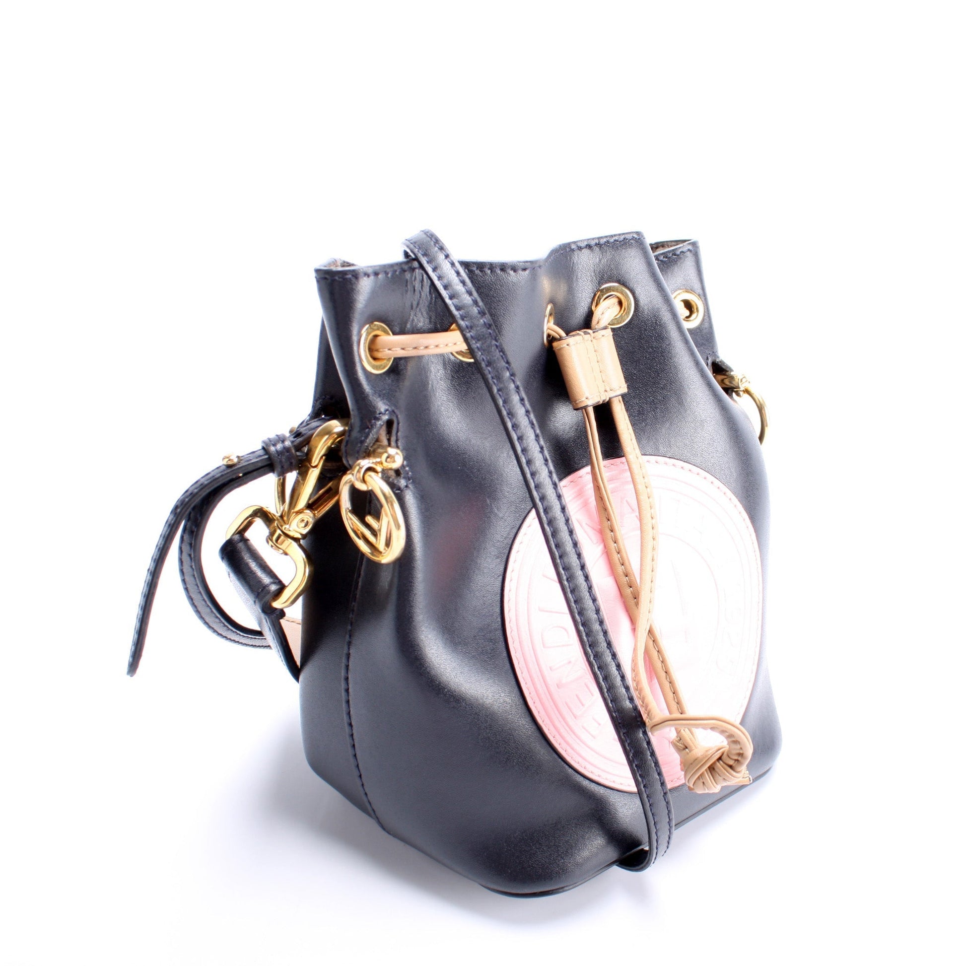 Fendi Mon Tresor Bag Leather Mini Bucket Bucket Bag
