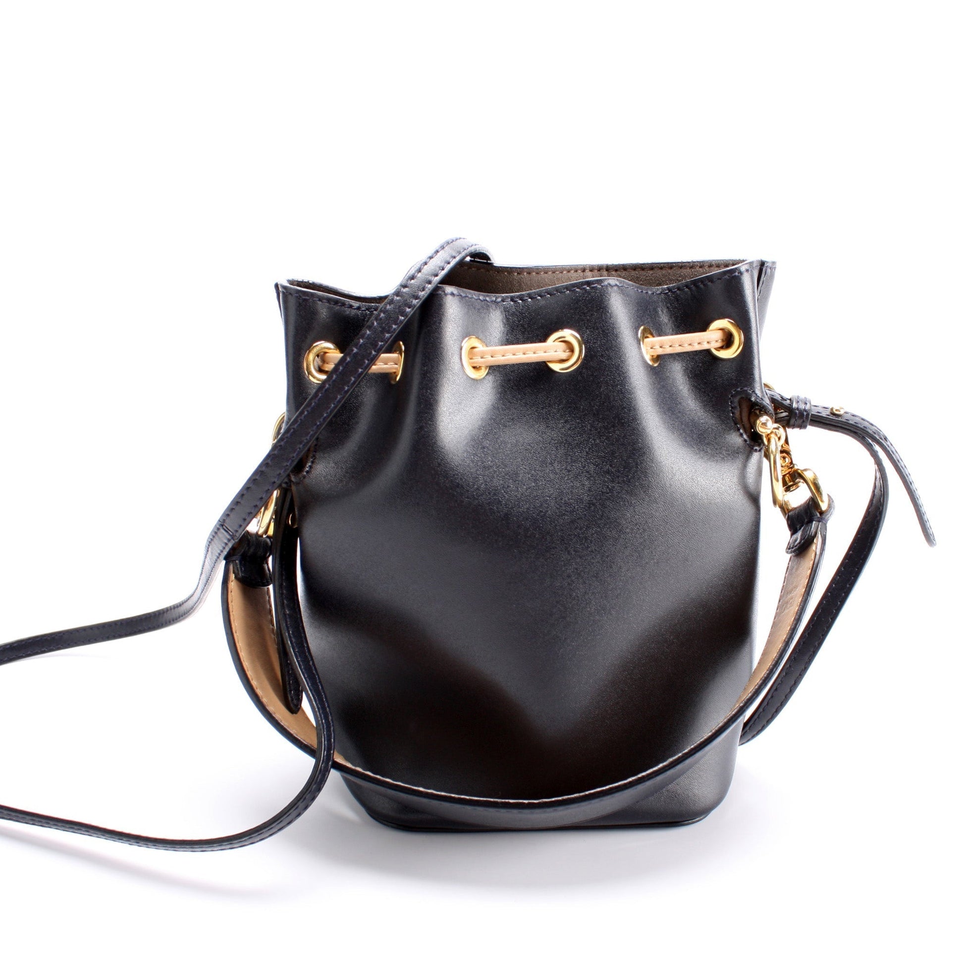 Fendi Mon Tresor Bag Leather Mini Bucket Bucket Bag