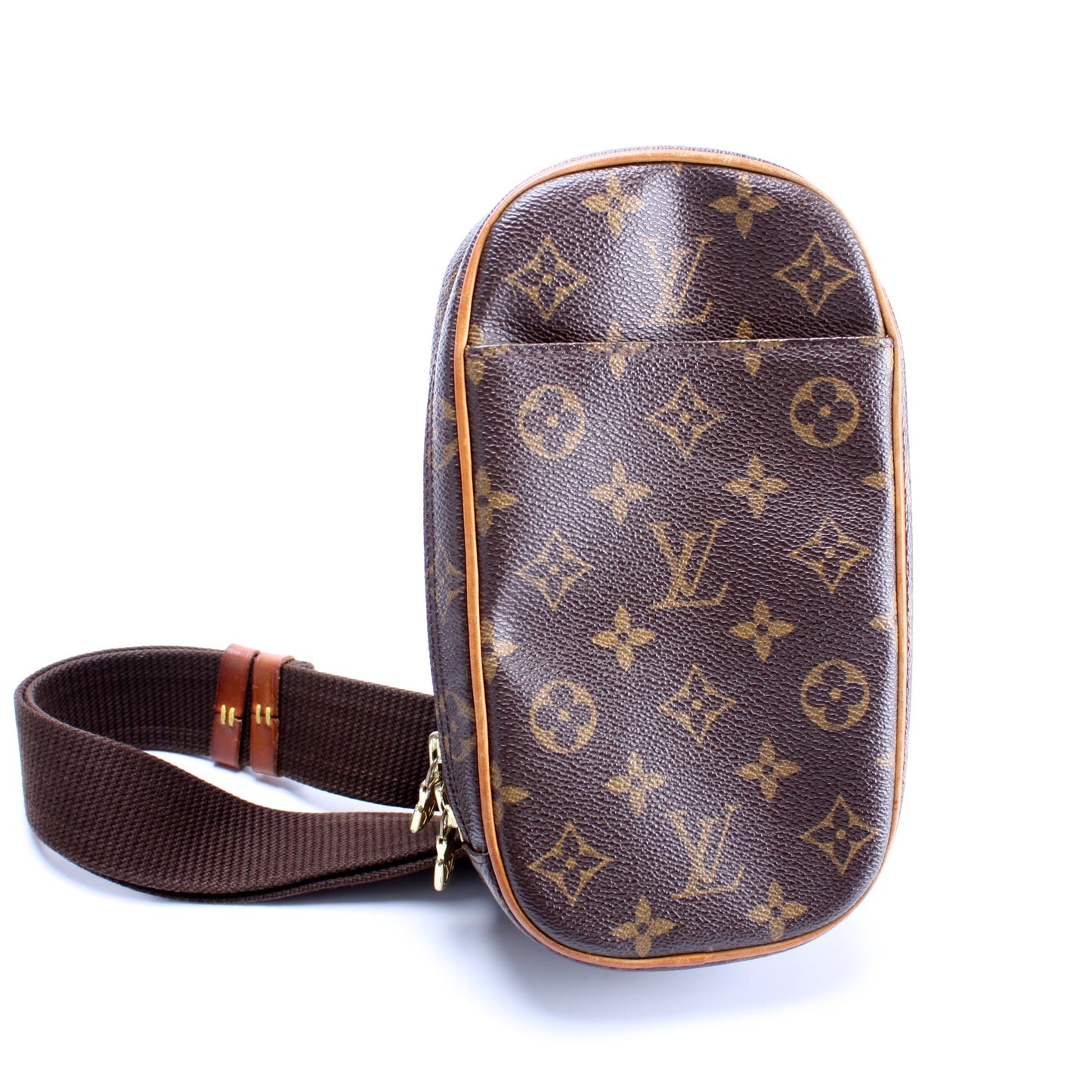Louis Vuitton Pochette Gange Monogram Clutch Bag Monogram 1