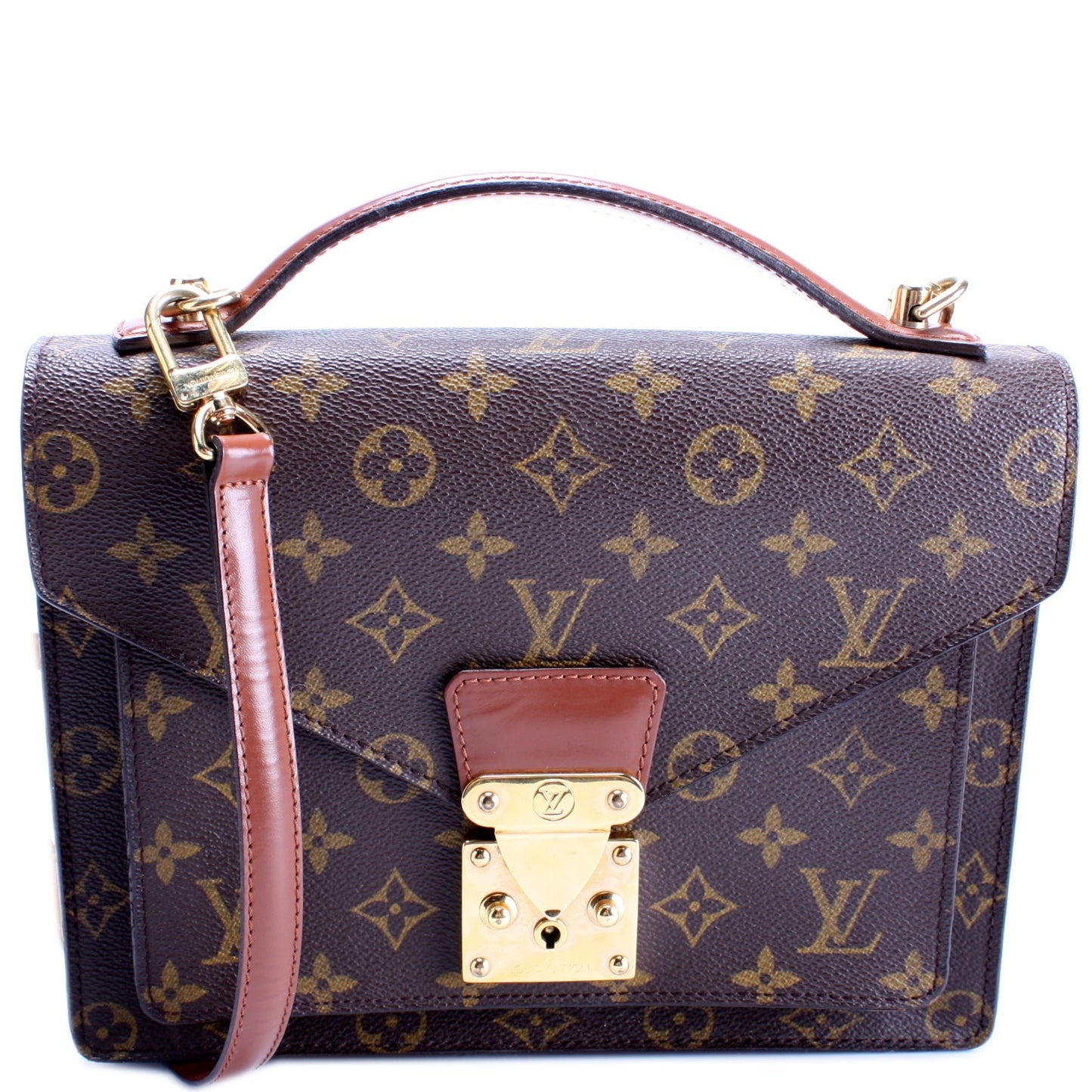 Louis Vuitton Monceau Monogram Handbag Monogram 1