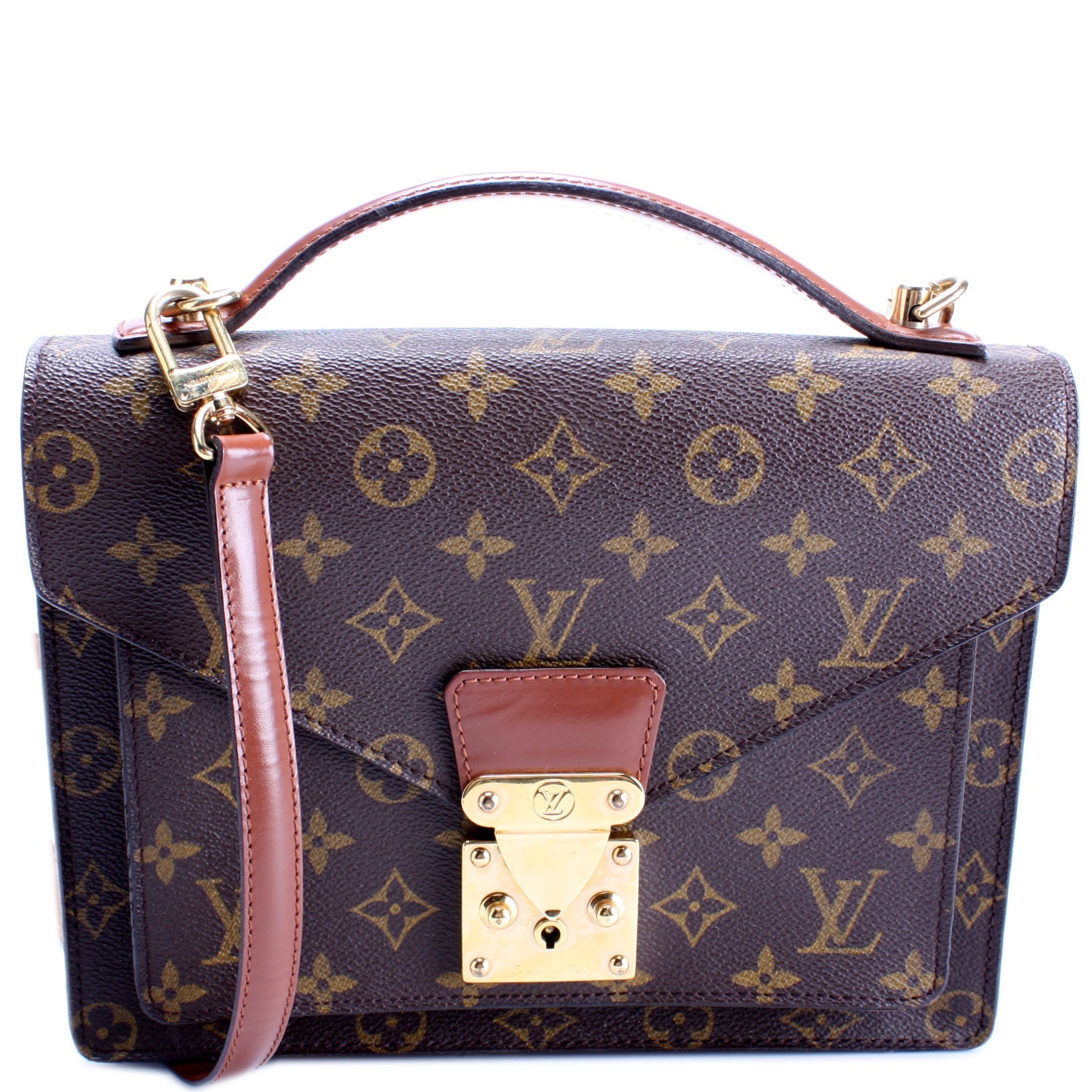 Louis Vuitton Monceau Monogram Handbag Monogram 1