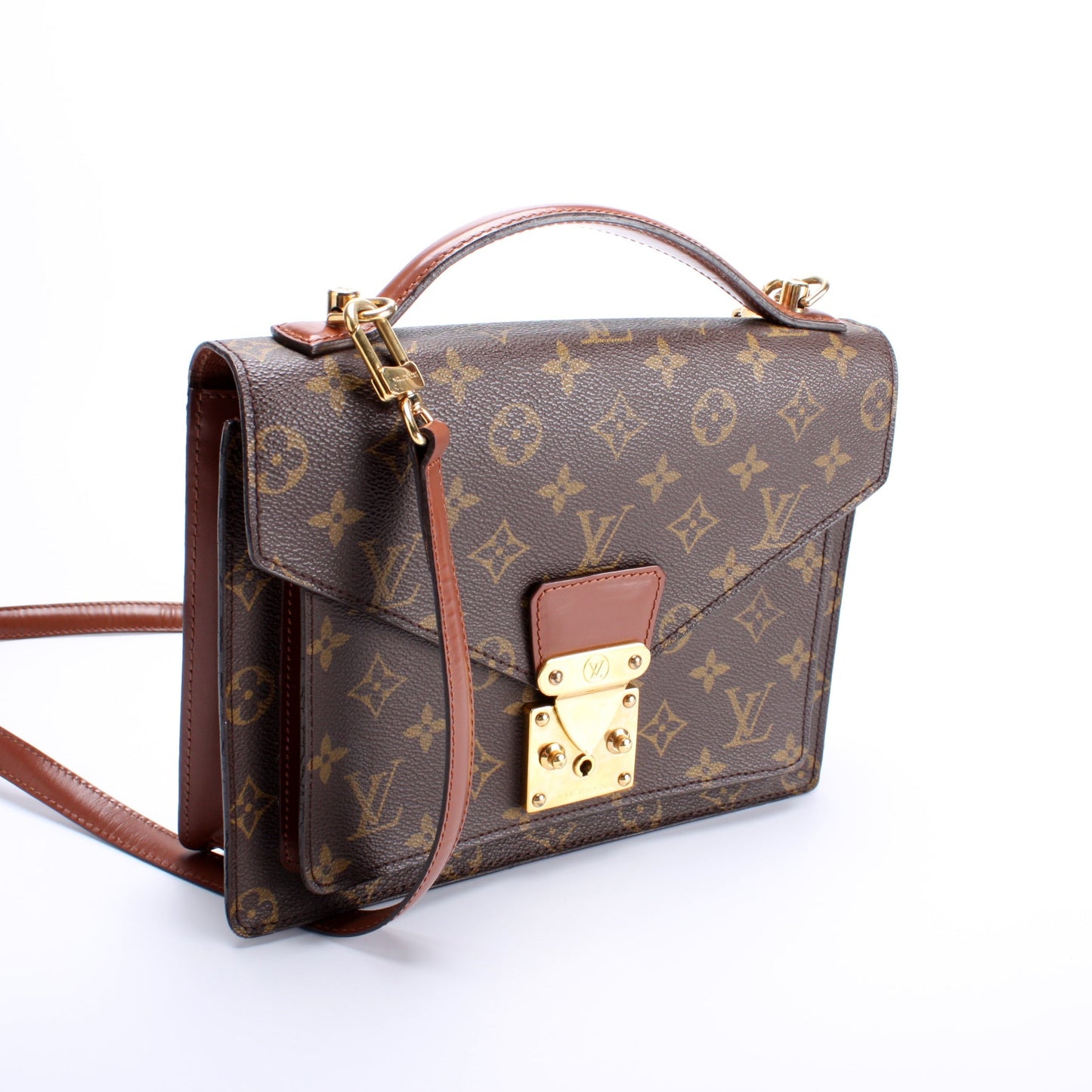 Louis Vuitton Monceau Monogram Handbag Monogram 1