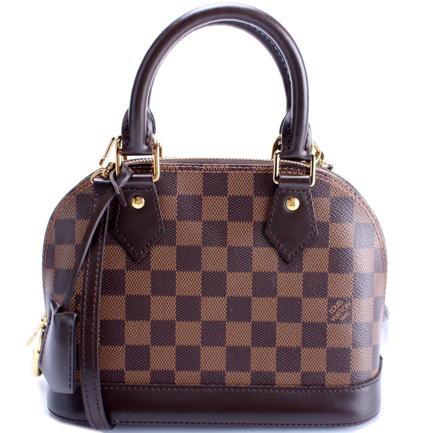Louis Vuitton Alma BB Ebene Damier Handbag Ebene 5