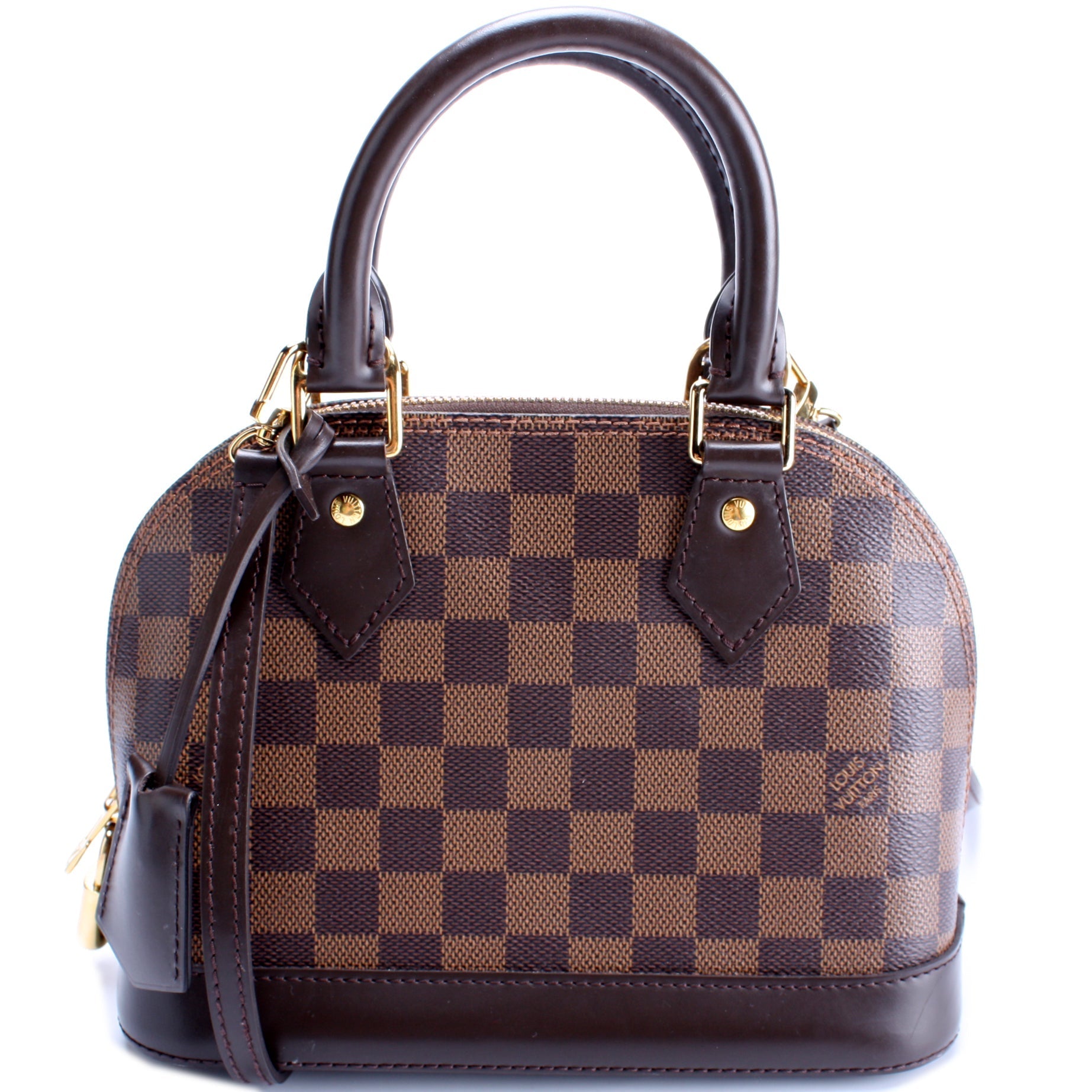 Louis Vuitton Alma BB Ebene Damier Handbag Ebene 5