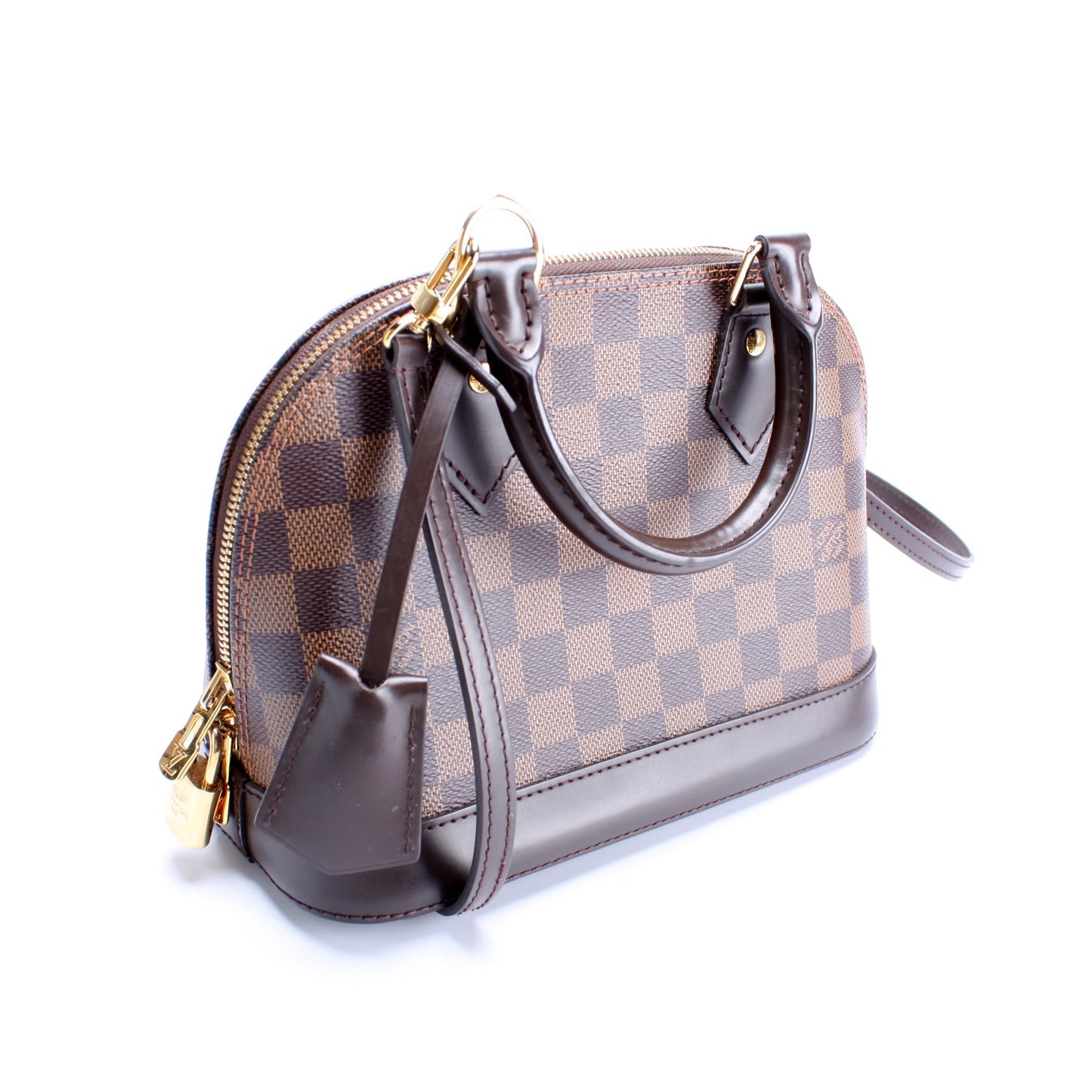 Louis Vuitton Alma BB Ebene Damier Handbag Ebene 5