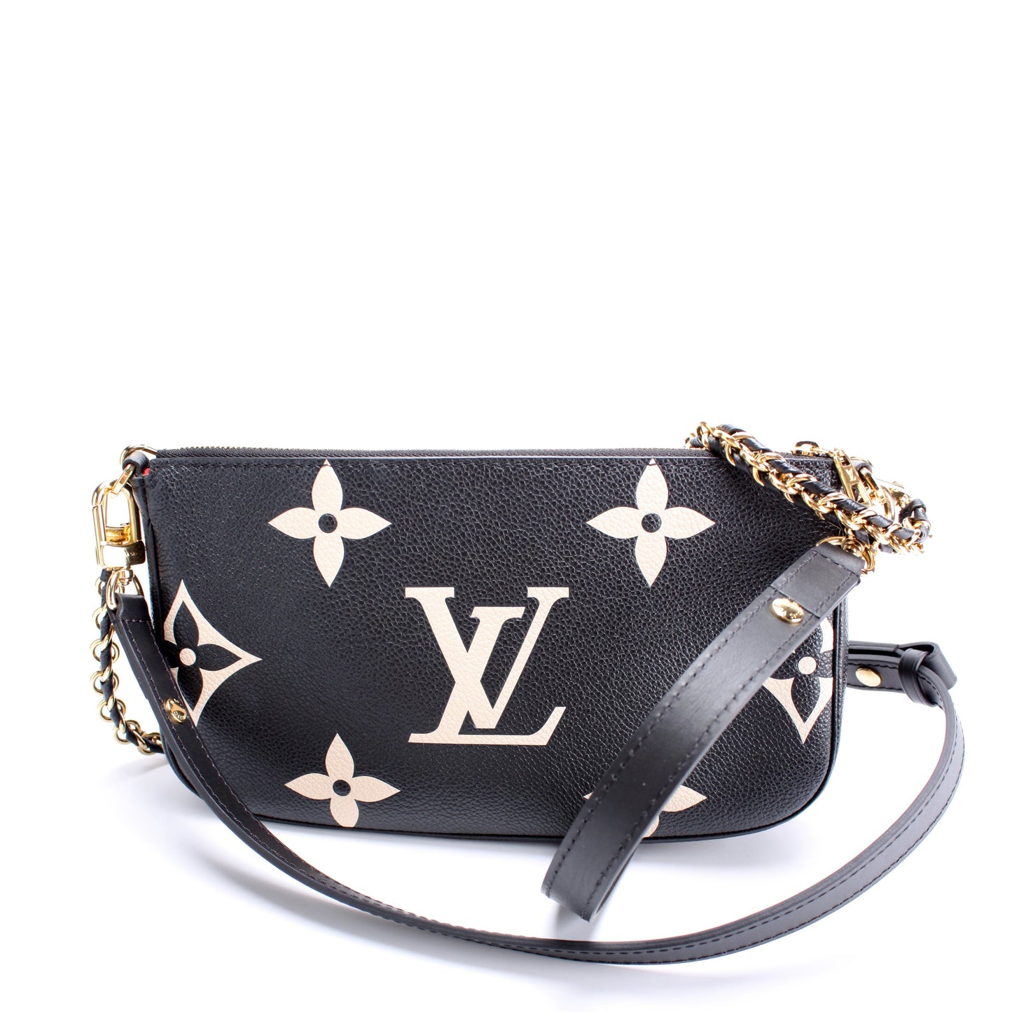 Louis Vuitton Multi Pochette Bicolor Empreinte Clutch Bag