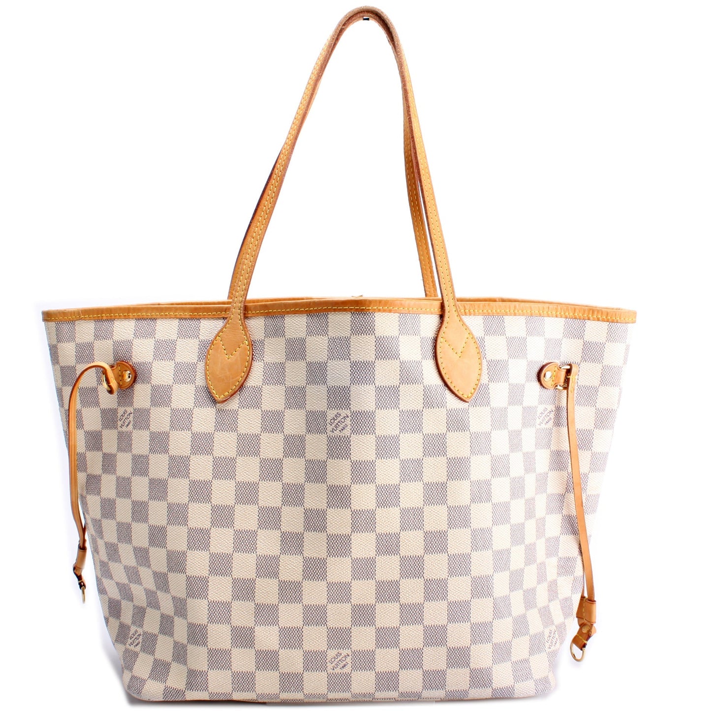 Louis Vuitton Neverfull MM Azur Damier Tote Bag Azur 7