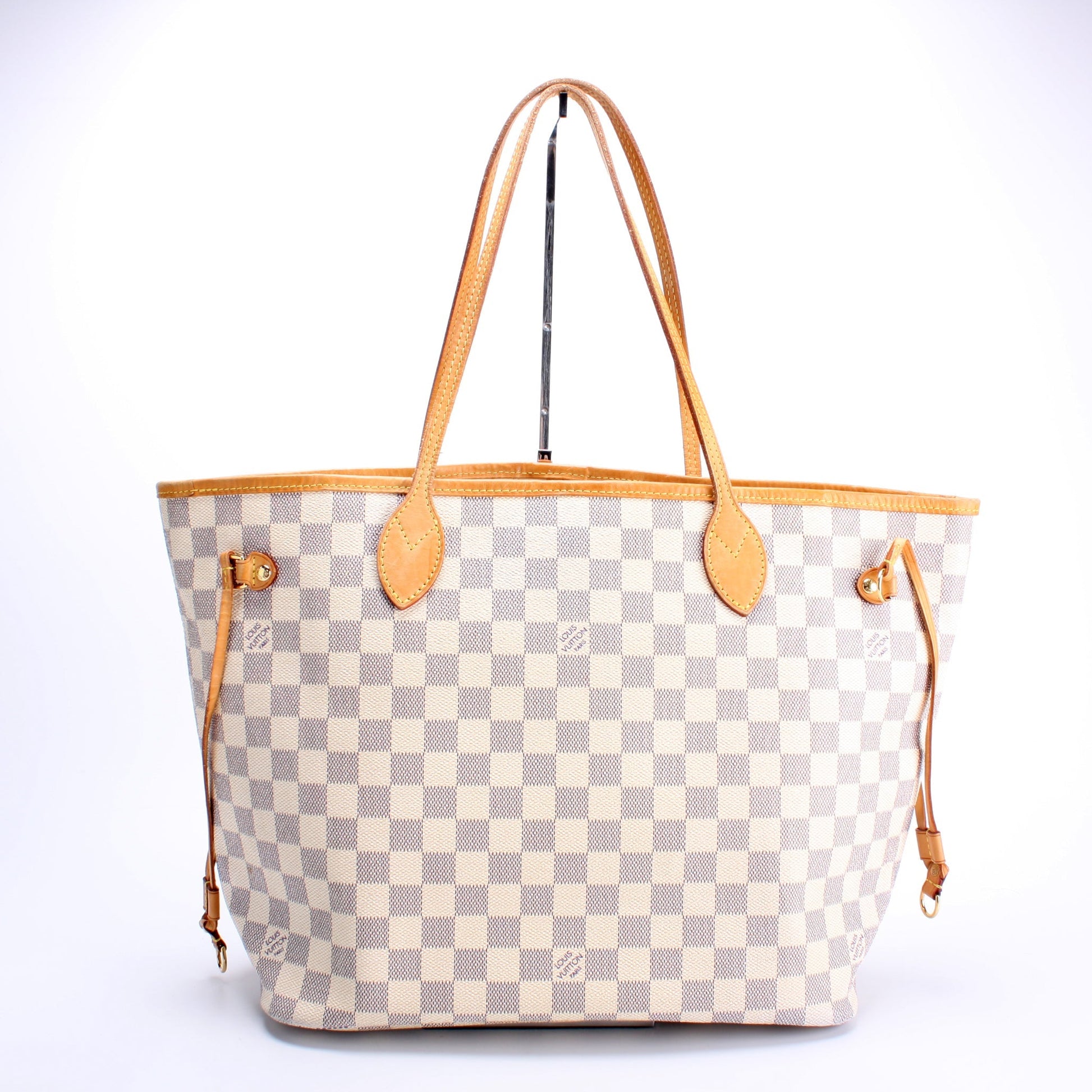 Louis Vuitton Neverfull MM Azur Damier Tote Bag Azur 7
