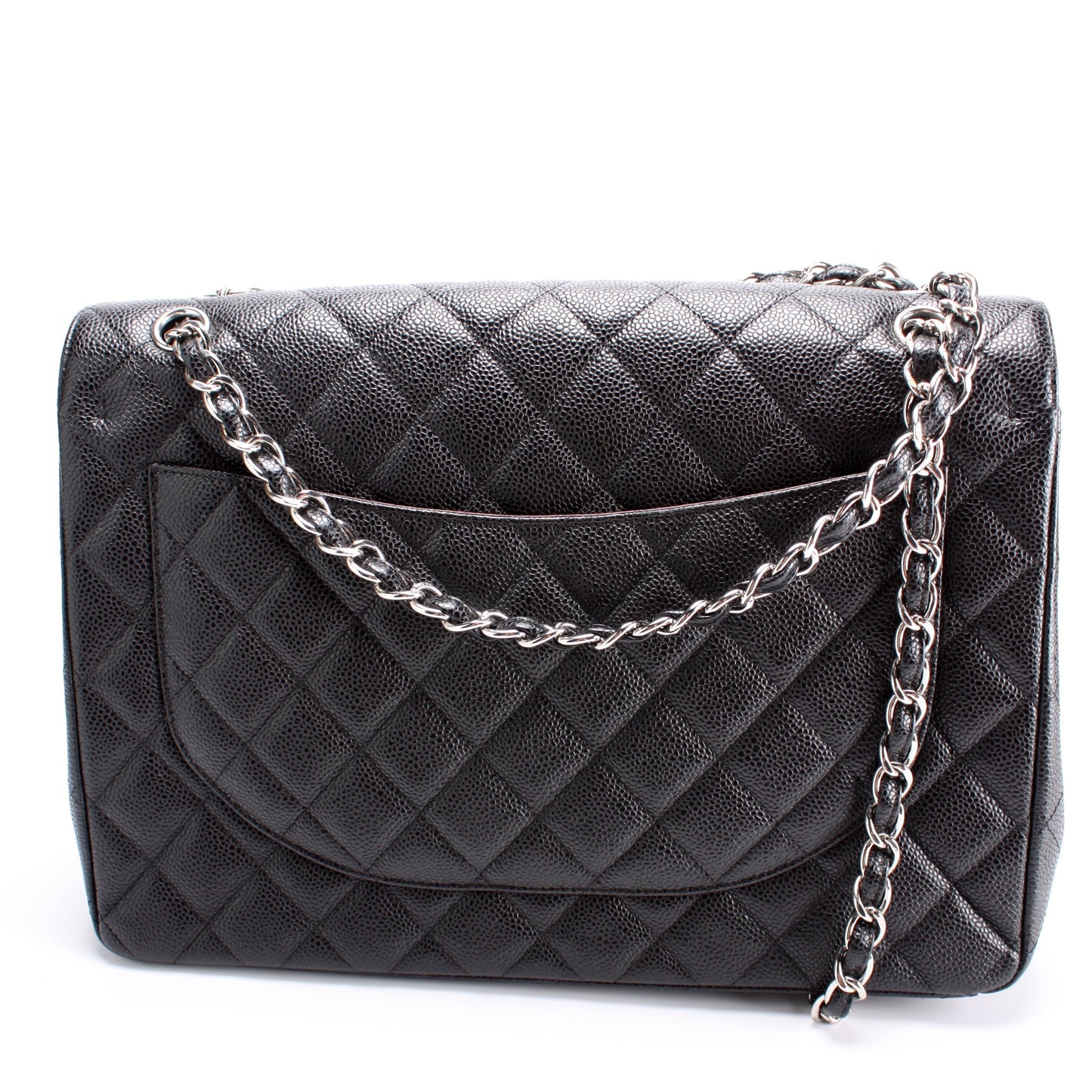 Chanel Classic Flap Maxi Caviar 17-20M Handbag