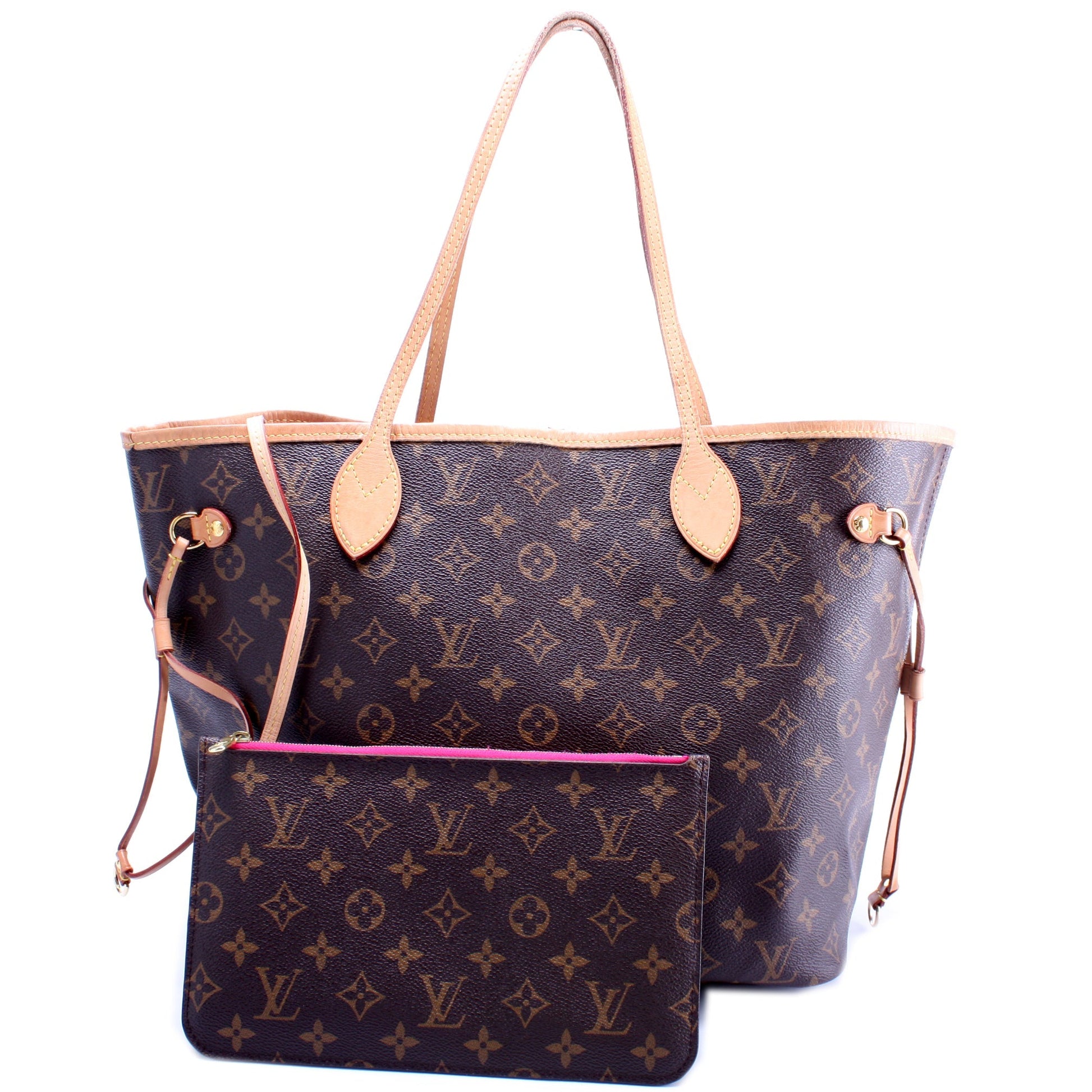 Louis Vuitton Neverfull w MM Monogram Wallet Case Monogram 10