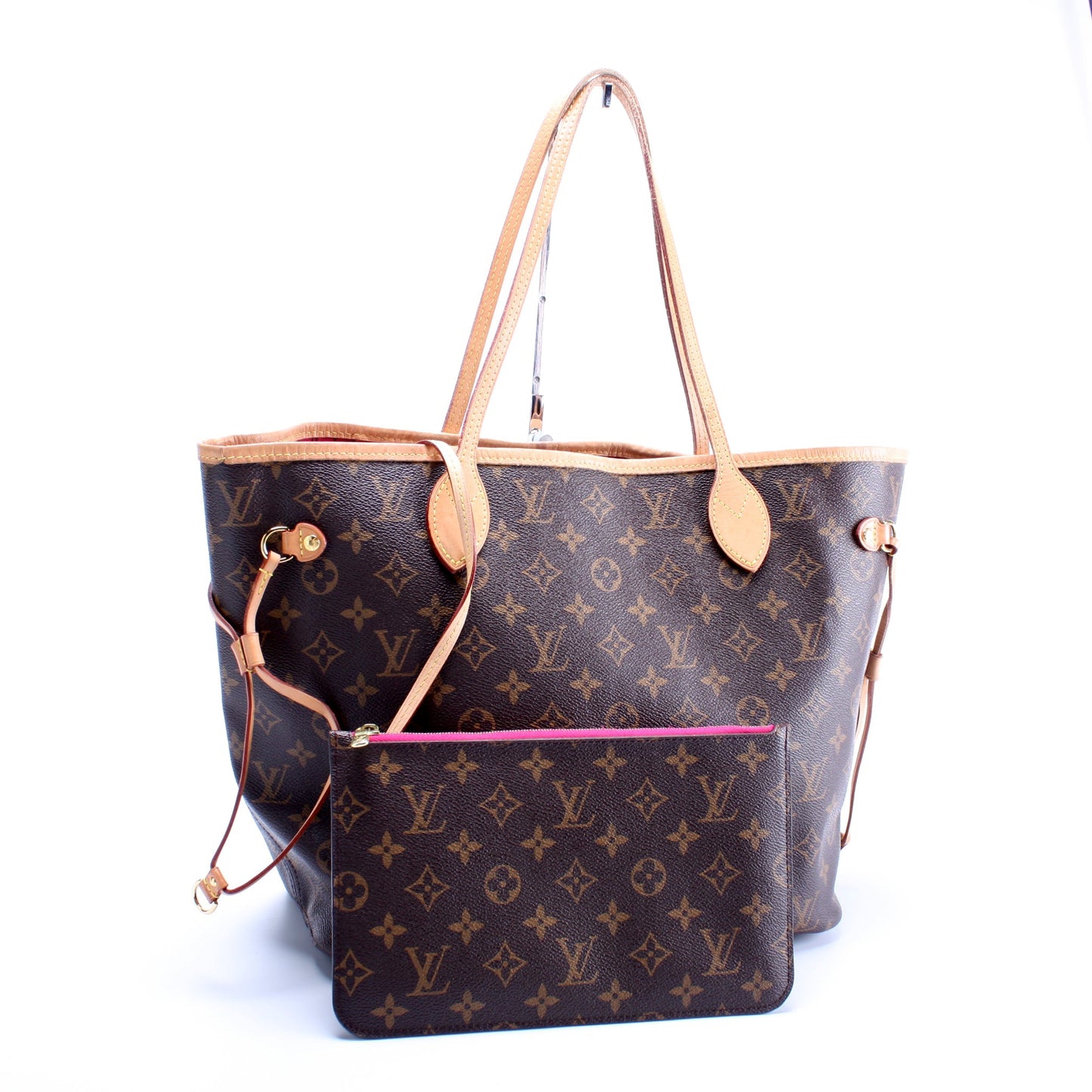 Louis Vuitton Neverfull w MM Monogram Wallet Case Monogram 10