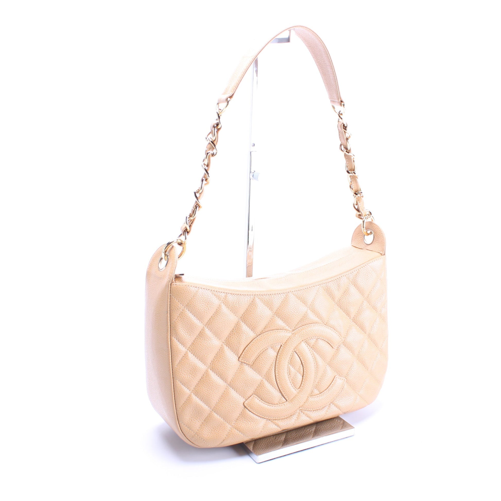 Chanel Timeless Hobo Caviar 10M Shoulder Bag