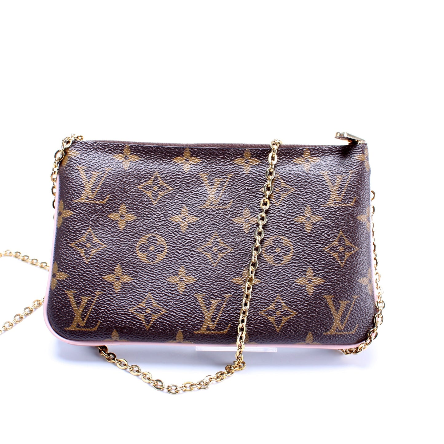 Louis Vuitton Double Zip Pochette Blooming Flowers Clutch Bag