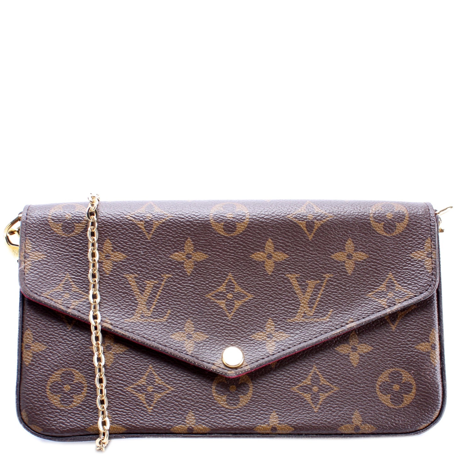 Louis Vuitton Pochette Felicie Monogram Clutch Bag Monogram 64