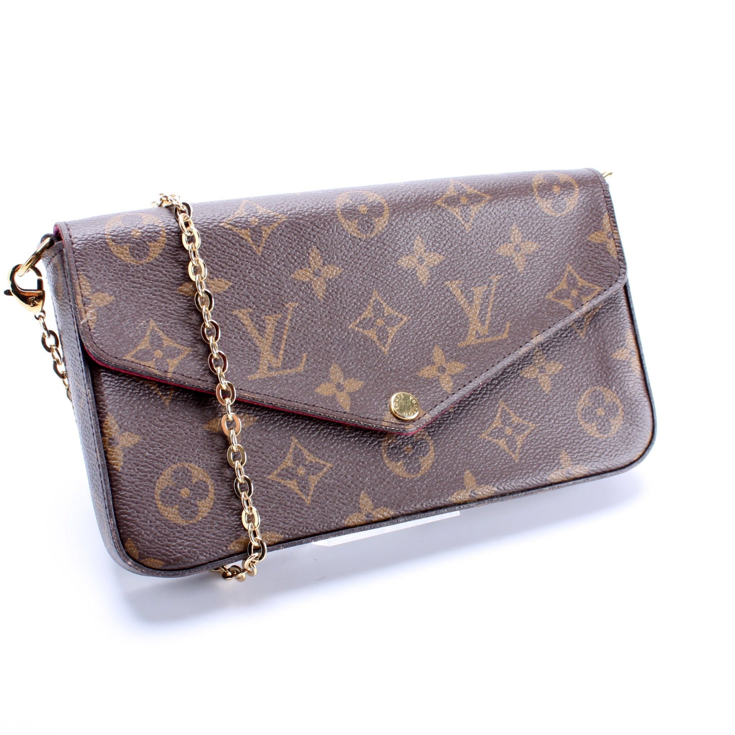 Louis Vuitton Pochette Felicie Monogram Clutch Bag Monogram 64
