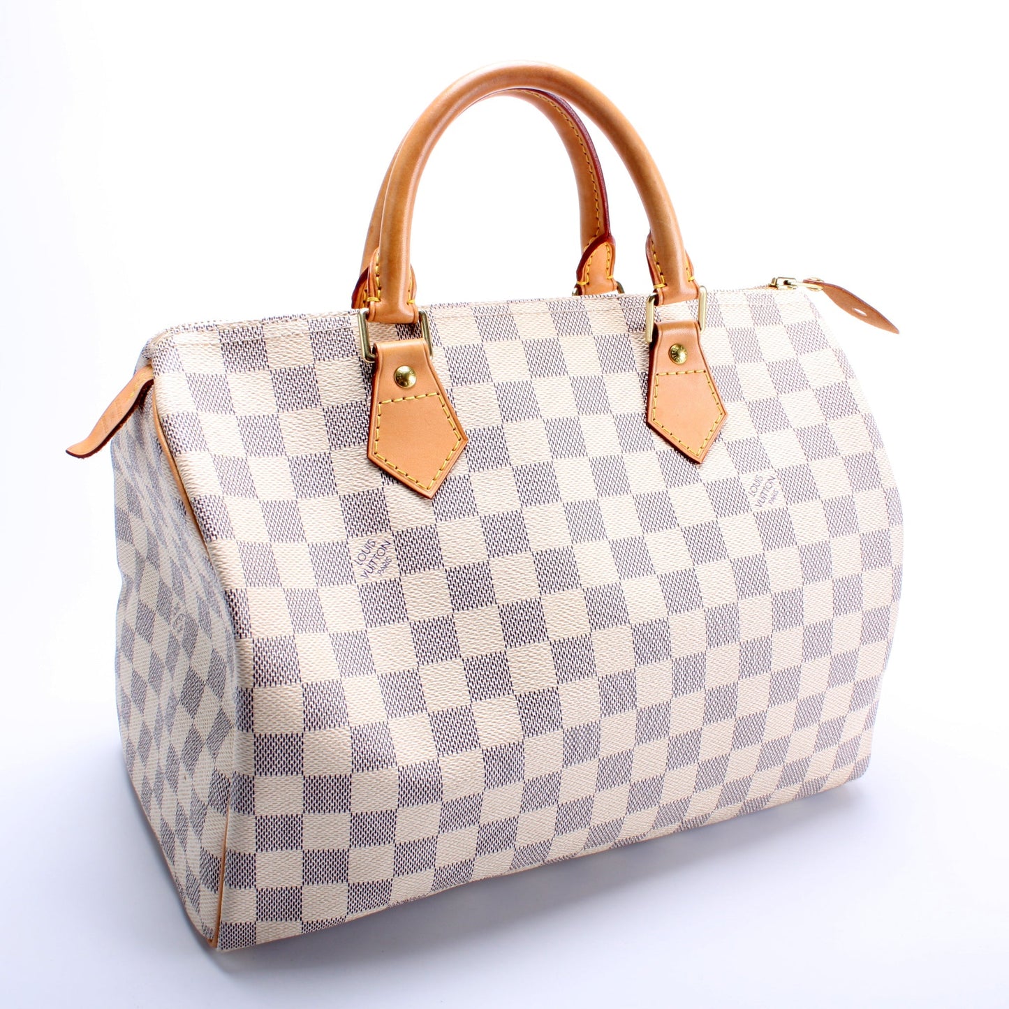 Louis Vuitton Speedy 30 Azur Damier Handbag Azur 30