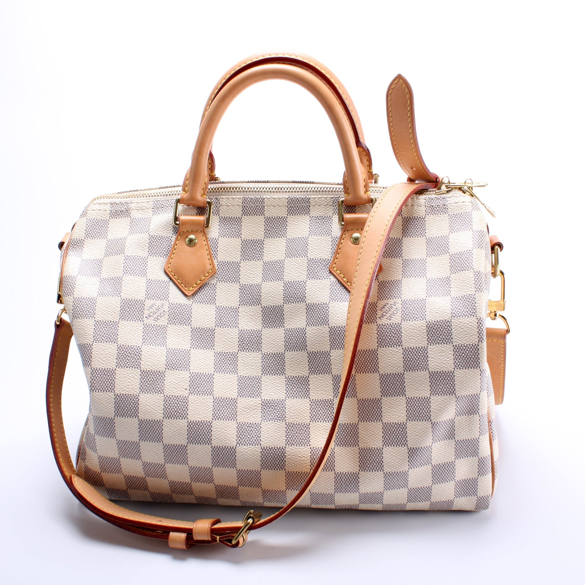 Louis Vuitton Speedy 30 w Azur Damier Handbag